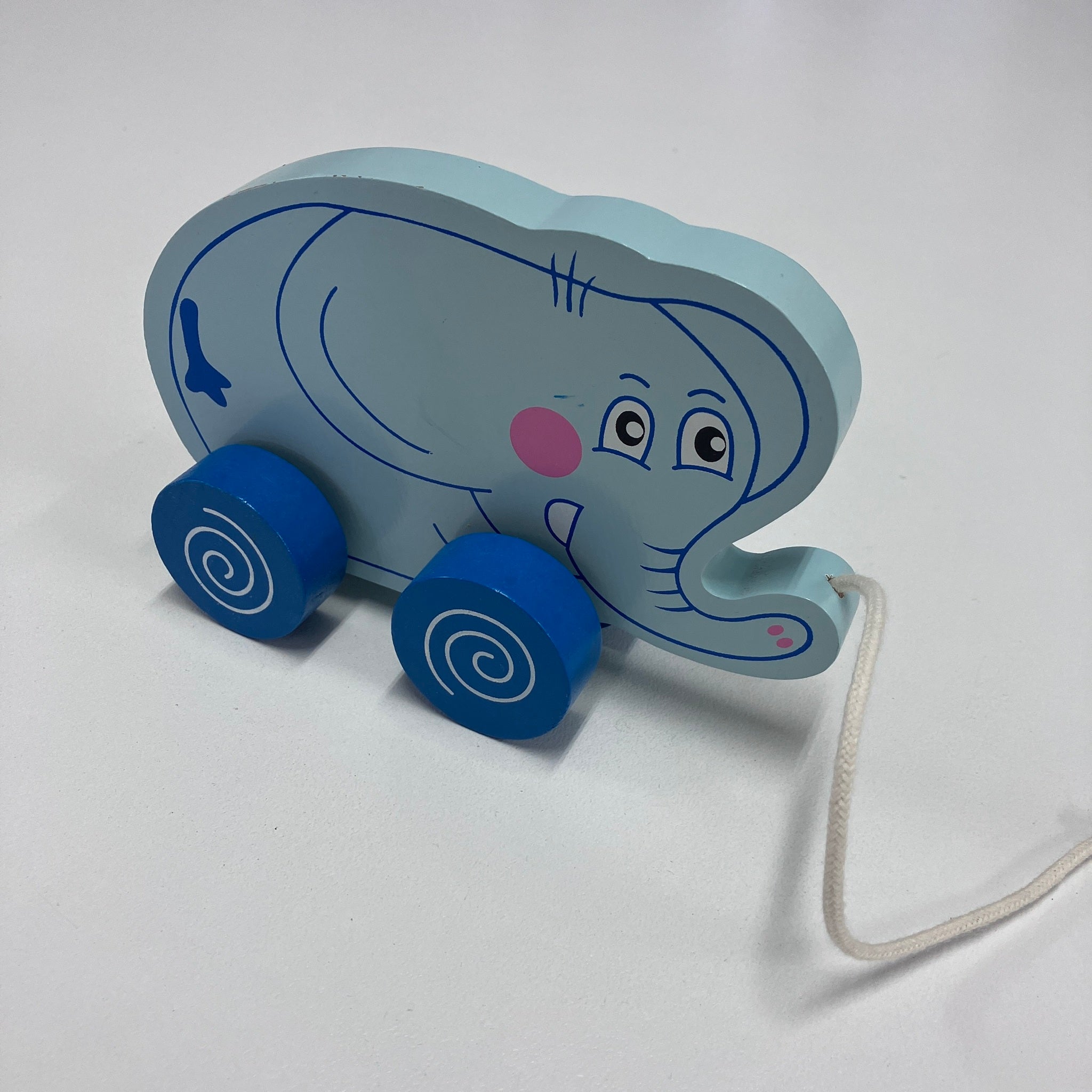Wooden Pull Along Animals - Assorted Designs