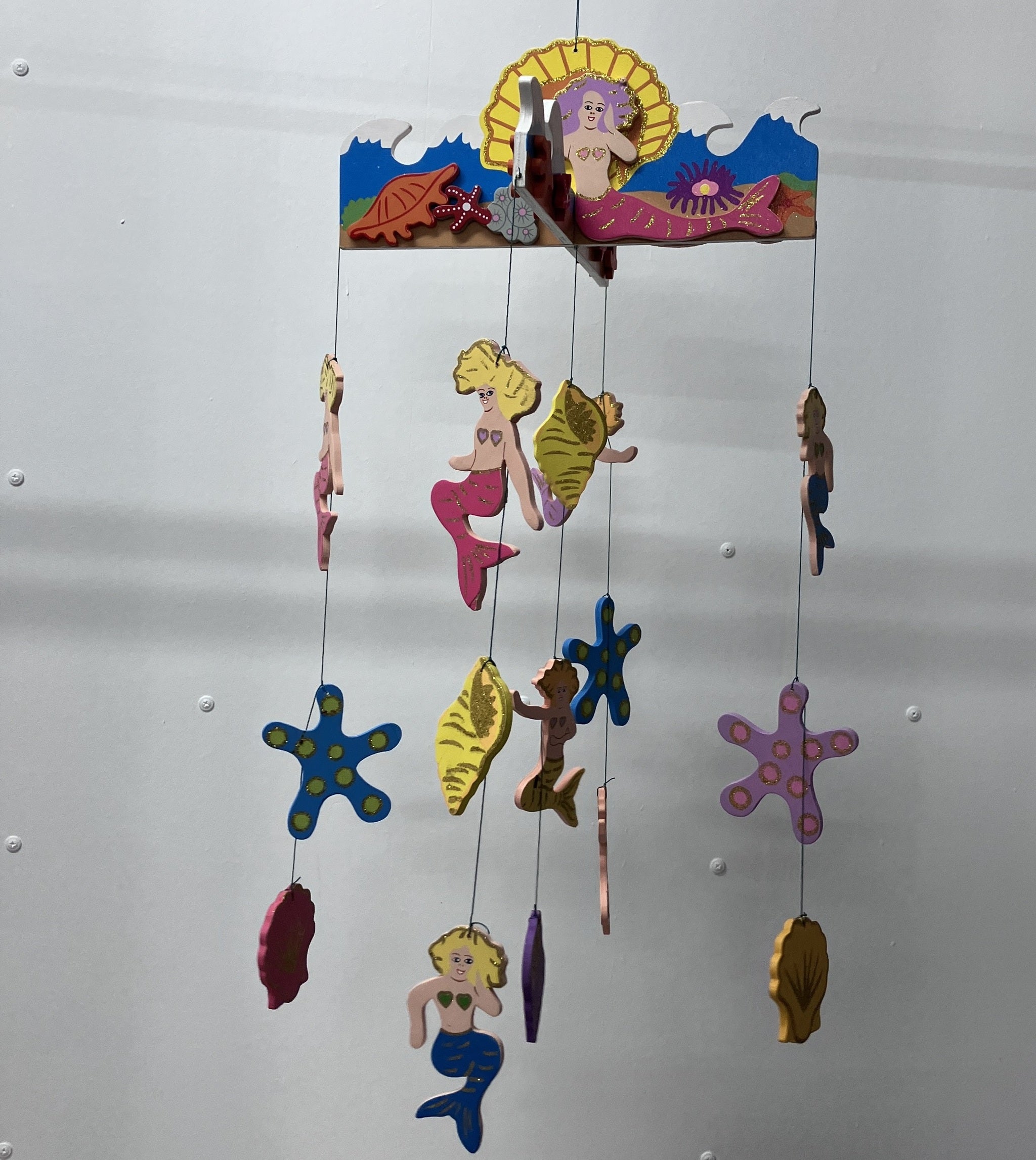 Wooden Mobile - Mermaid