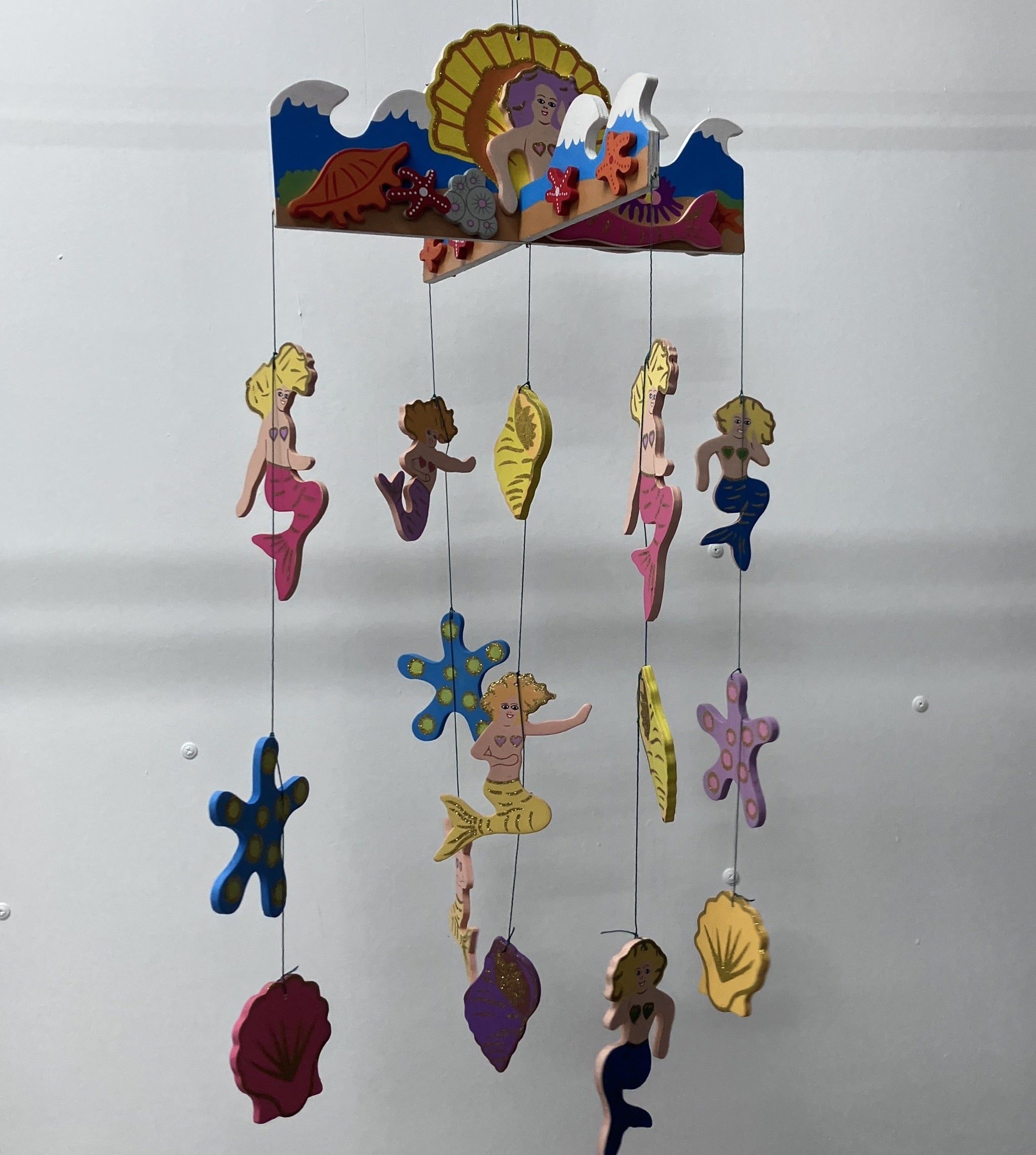 Wooden Mobile - Mermaid