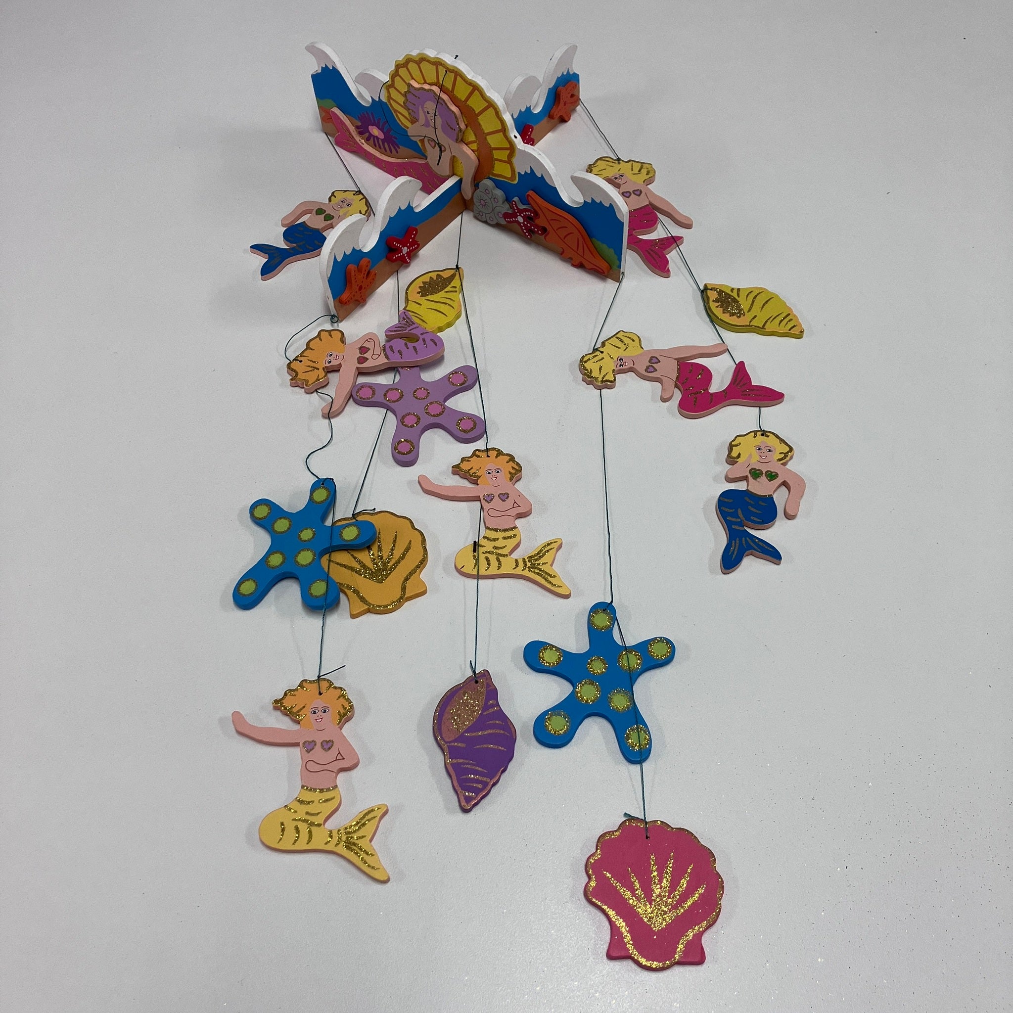 Wooden Mobile - Mermaid