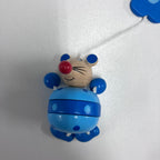 Wooden Mobile - Blue Mouse