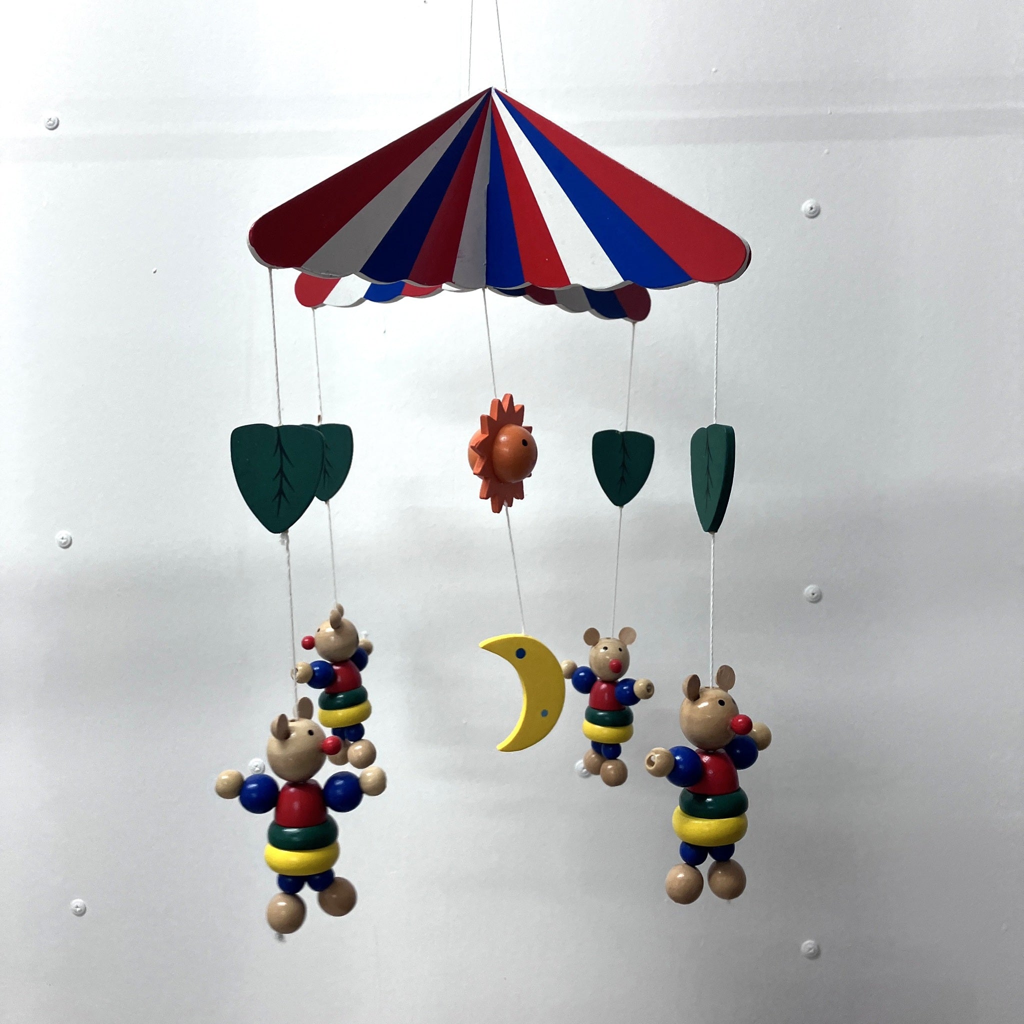 Wooden Mobile - Bear