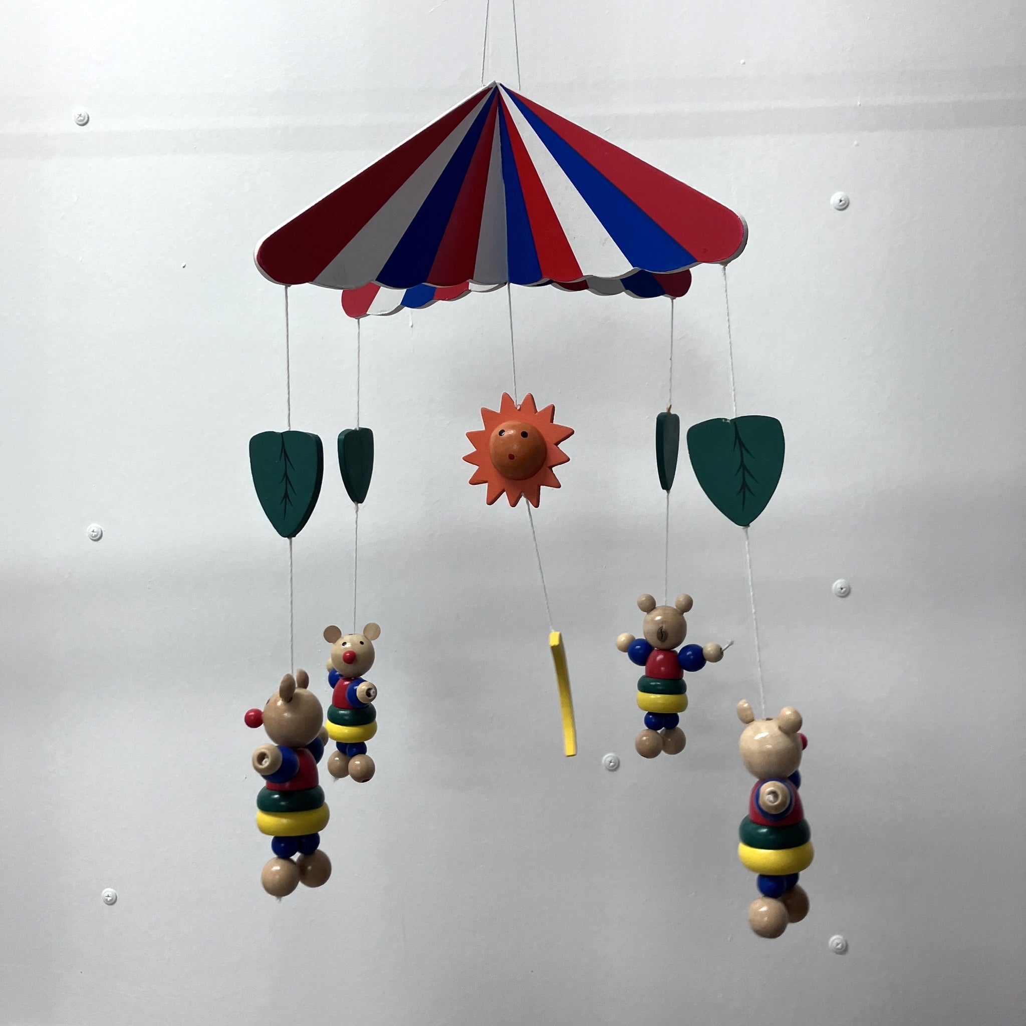 Wooden Mobile - Bear