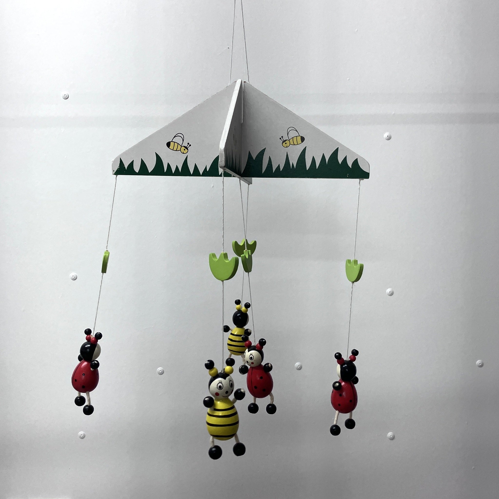 Wooden Mobile - Ladybird