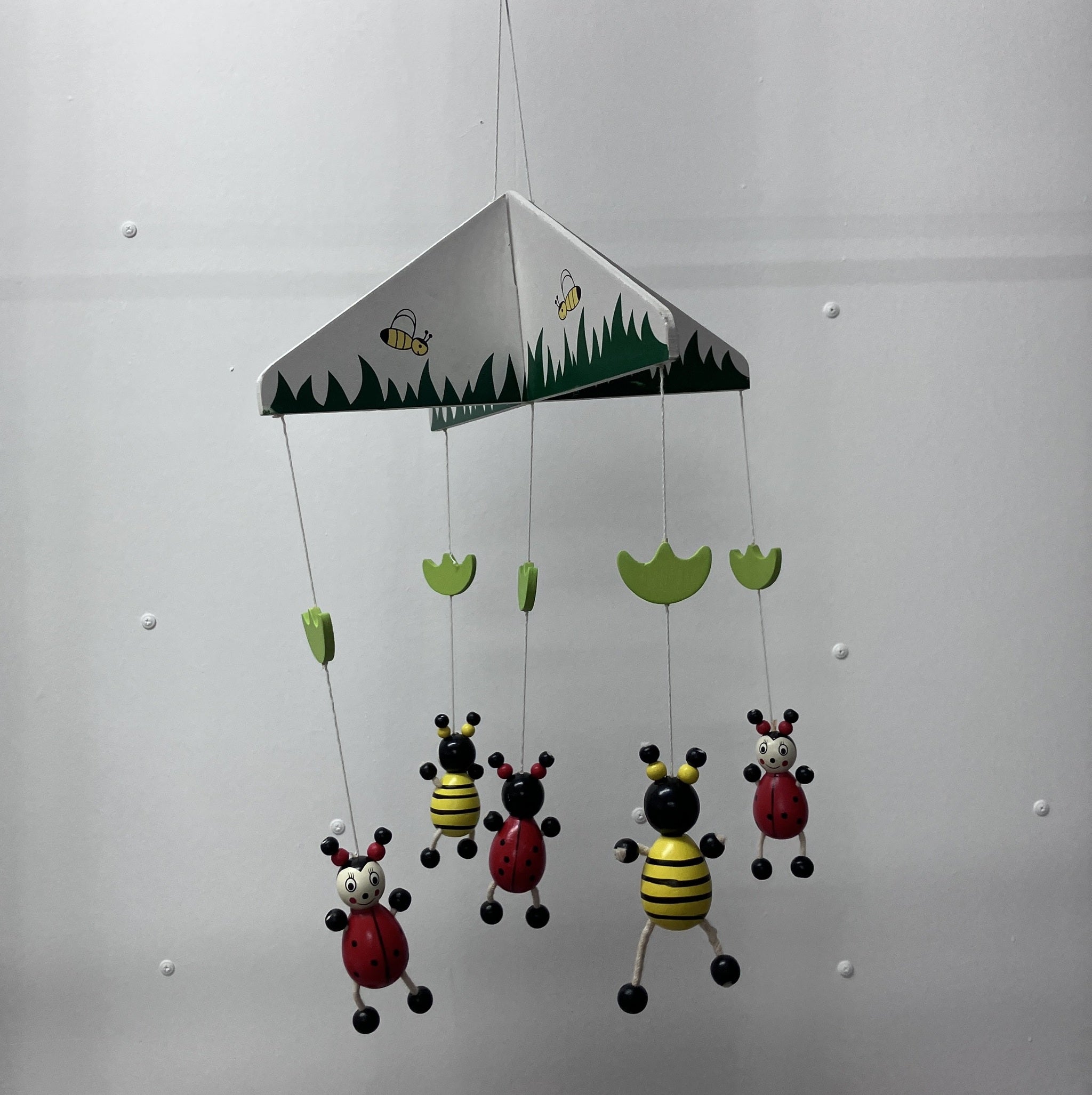Wooden Mobile - Ladybird
