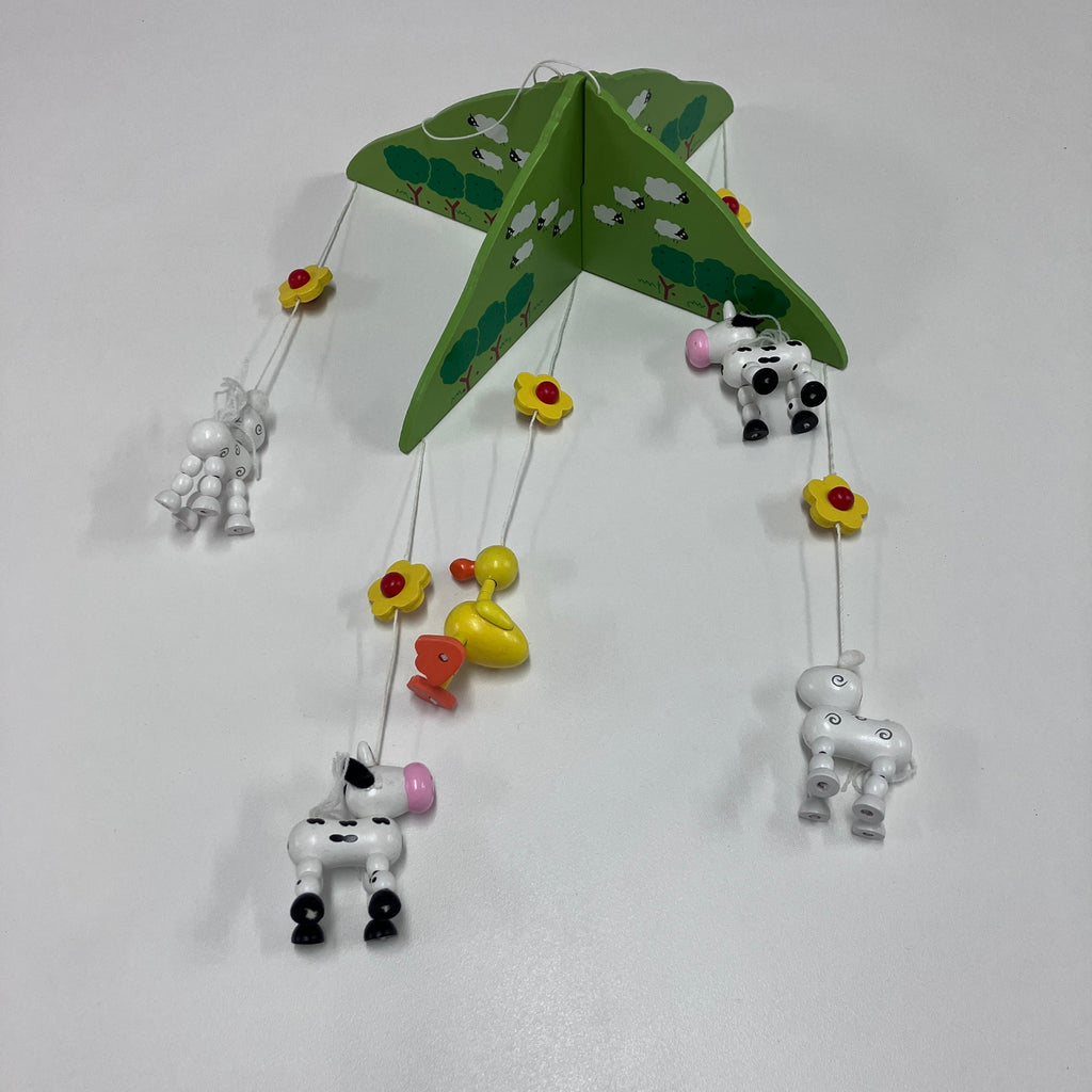 Wooden Mobile - Cow