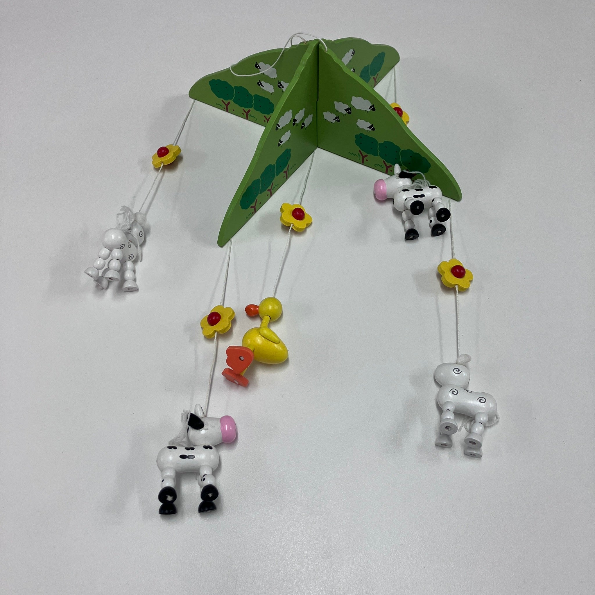 Wooden Mobile - Cow
