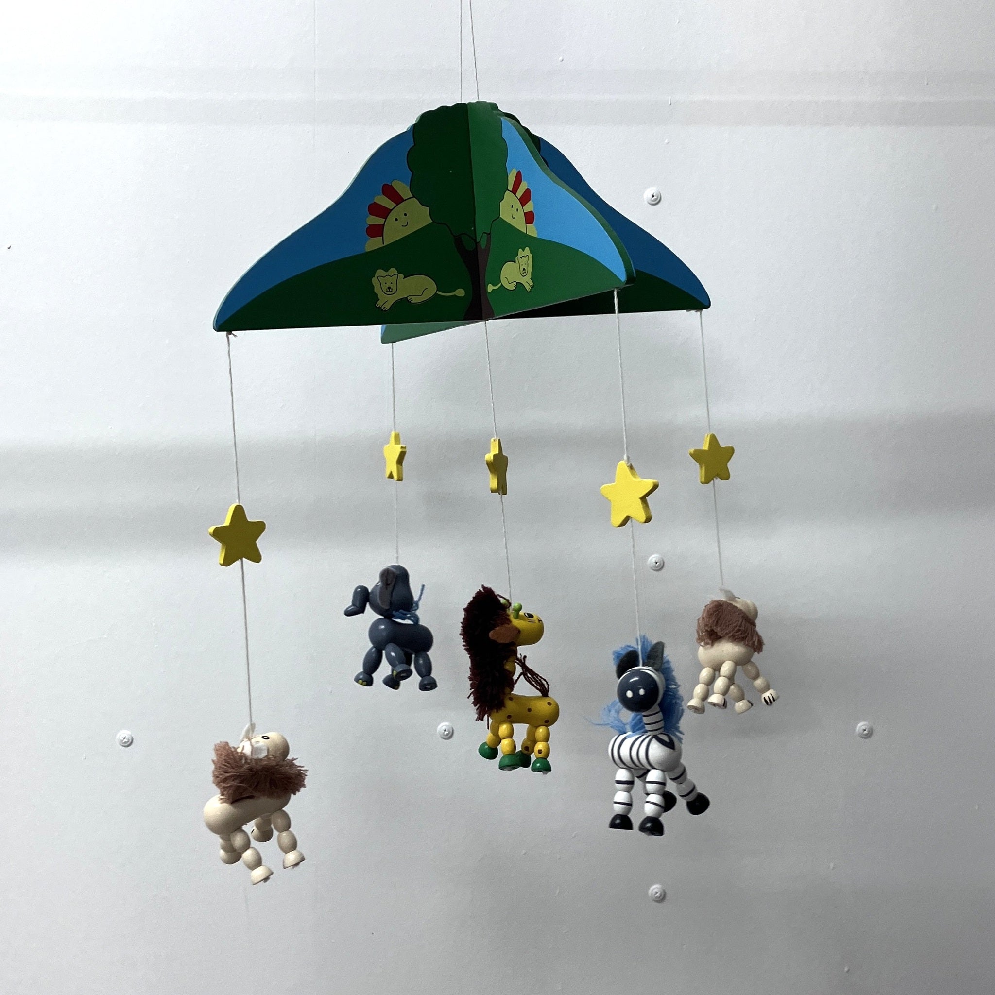 Wooden Mobile - Lion