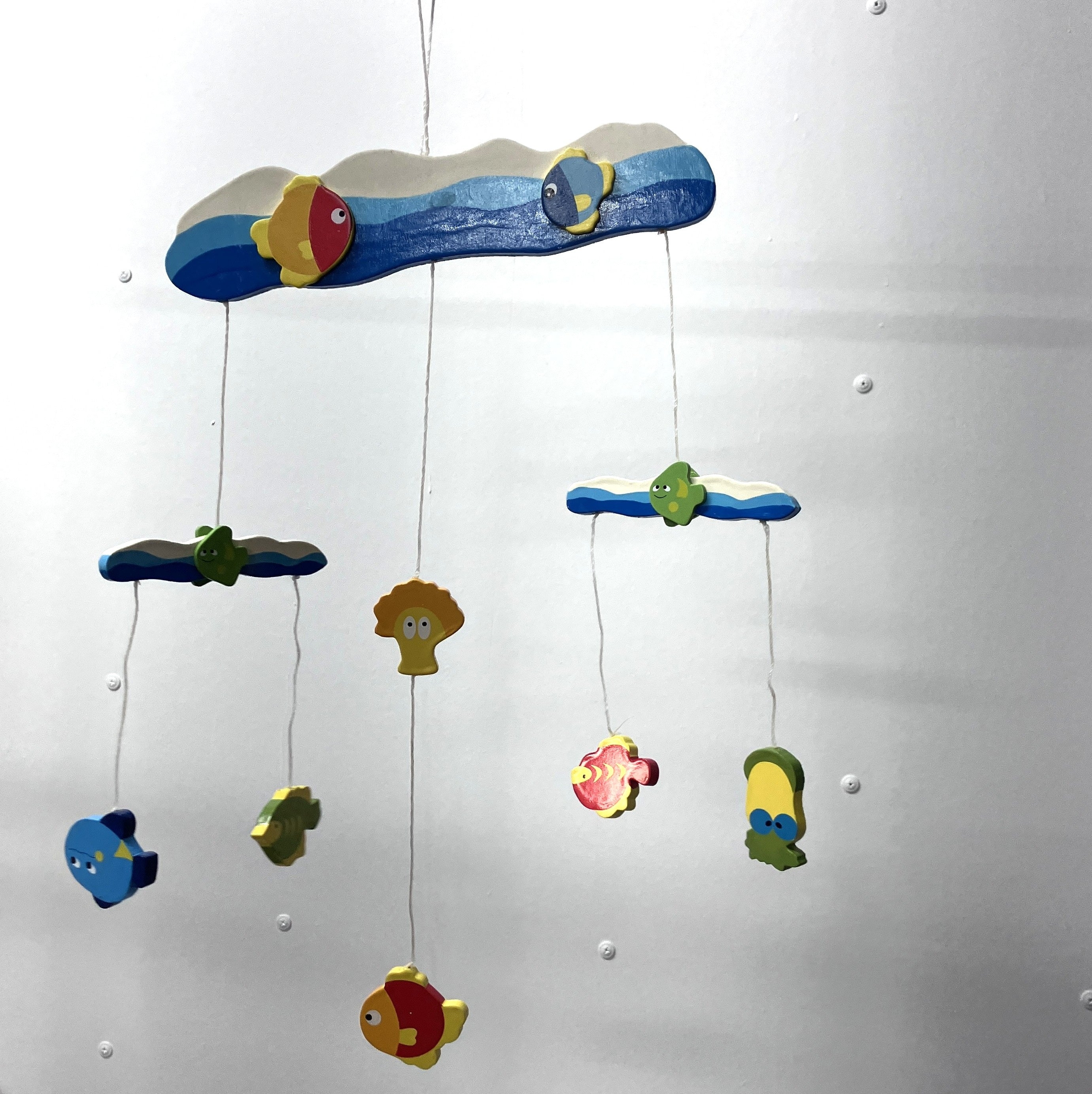 Wooden Mobile - Sea