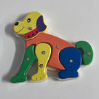Wooden Puzzle on Peg Board - Animals - Assorted Designs