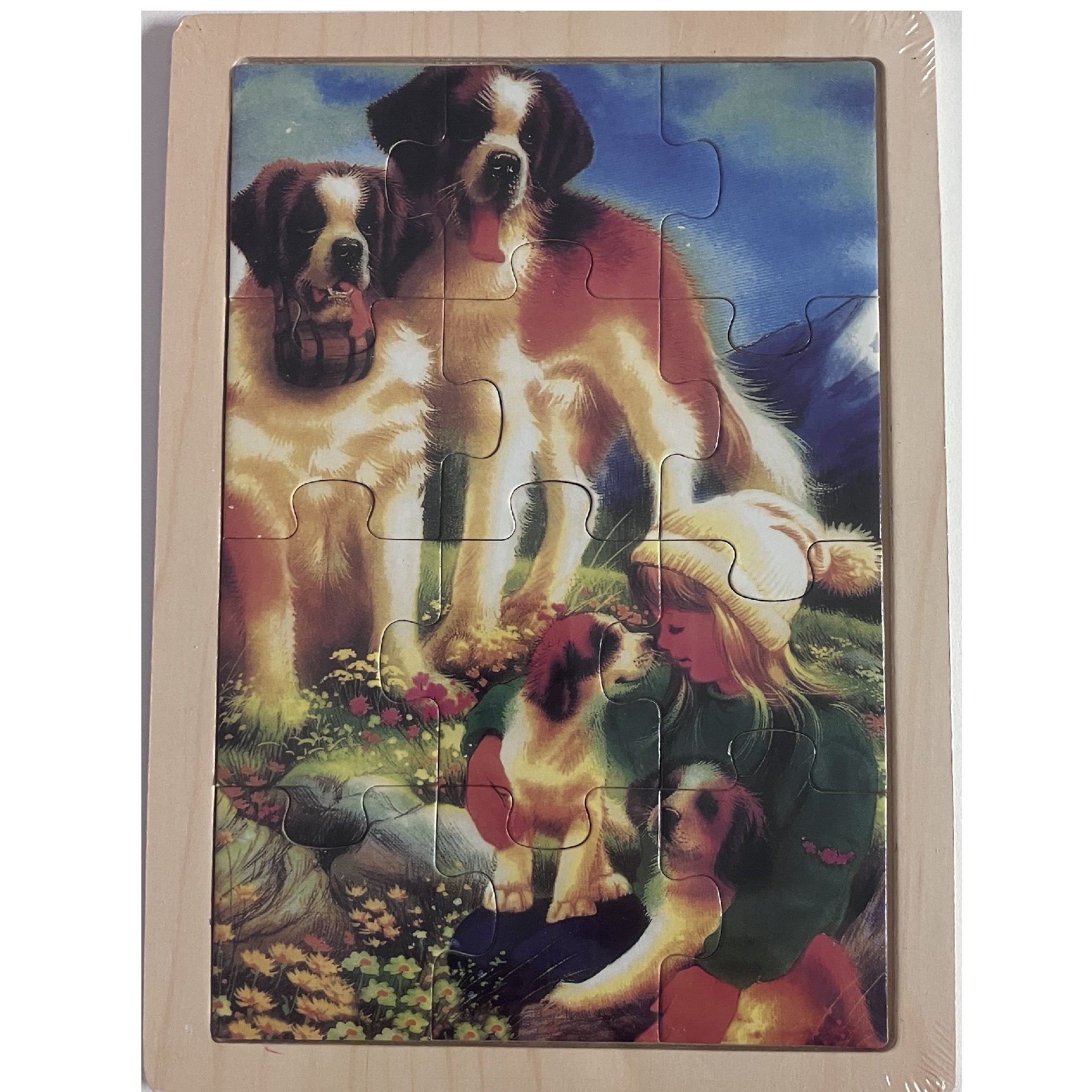 Wooden Jigsaw Puzzle - Dogs
