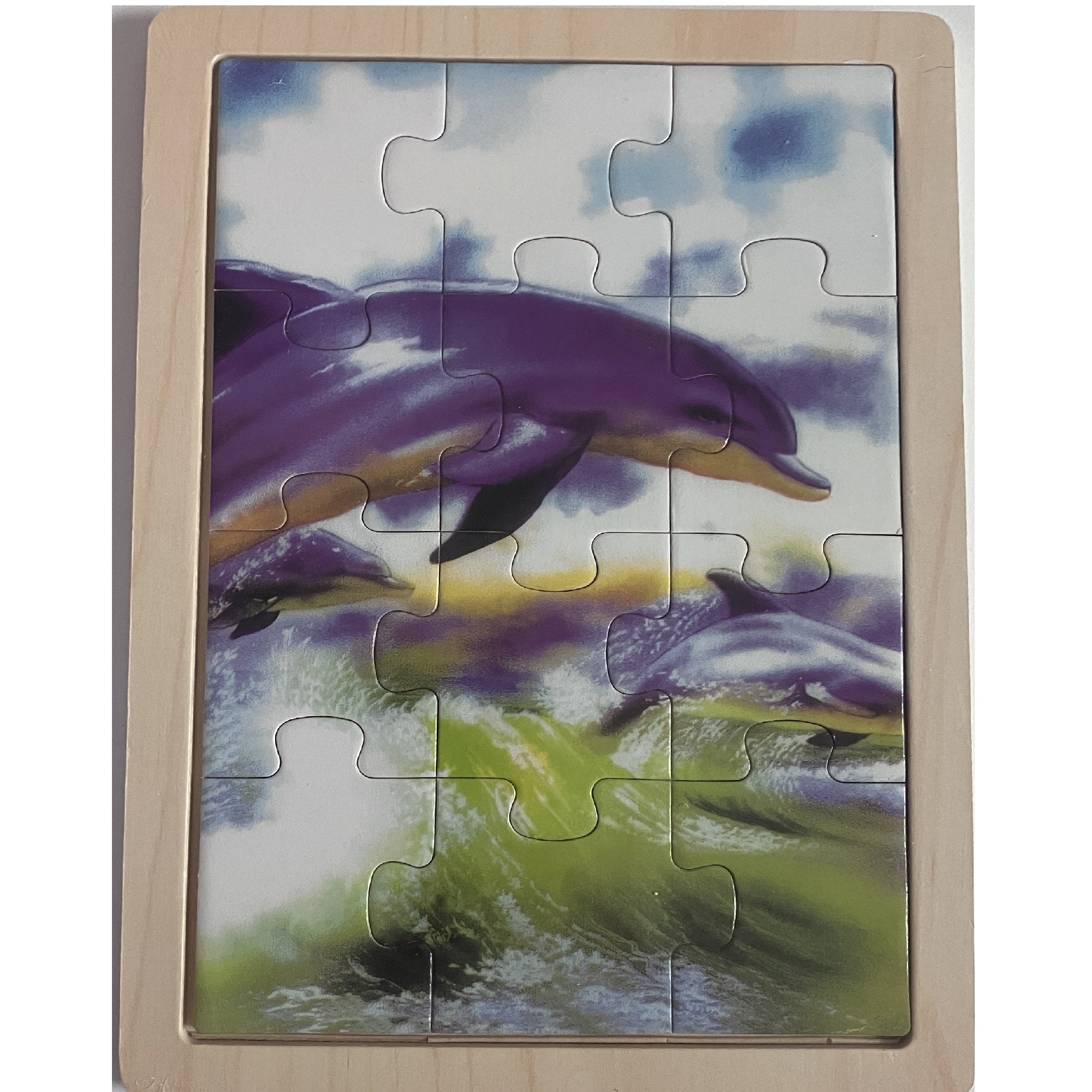 Wooden Jigsaw Puzzle - Dolphin