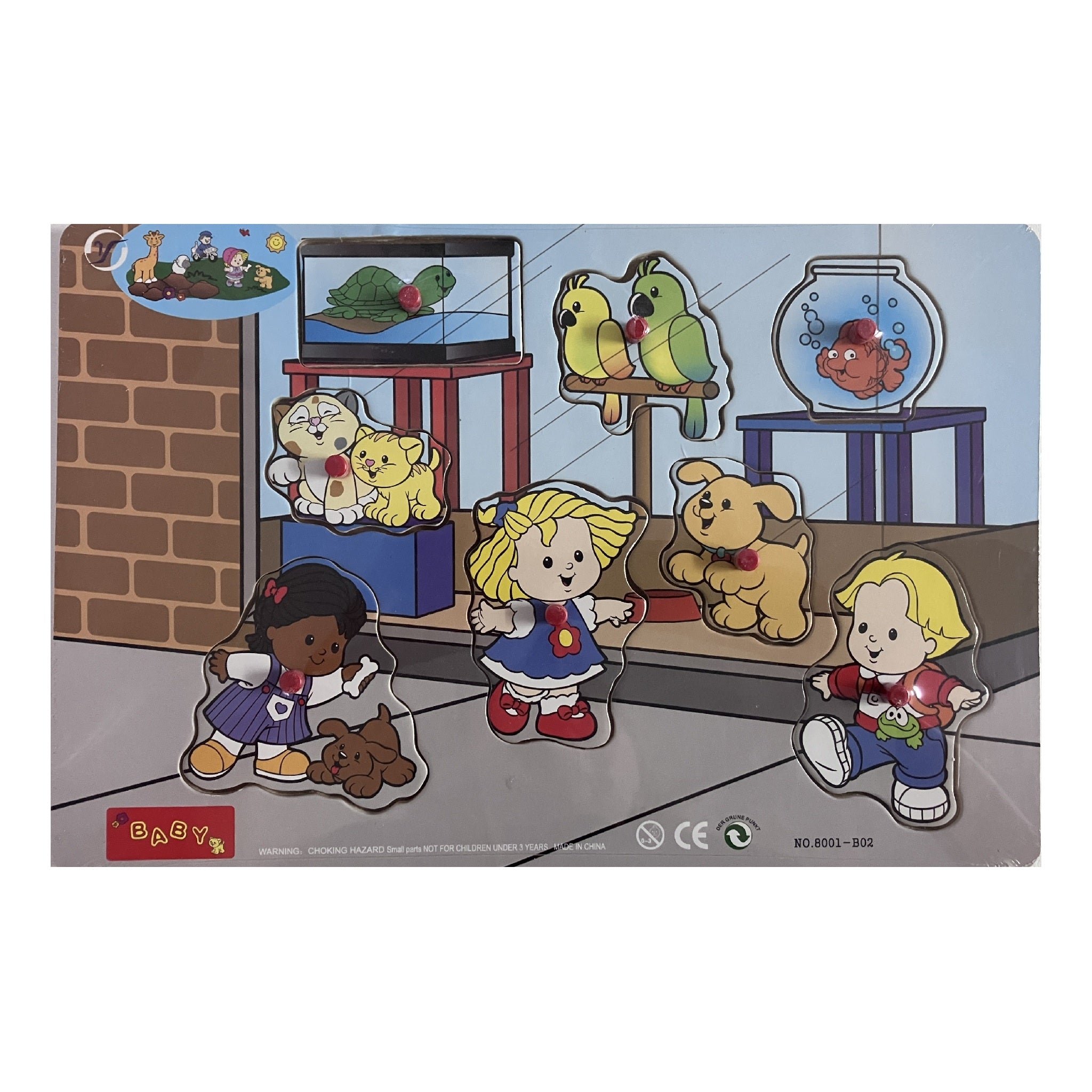 Wooden Puzzle - Pets