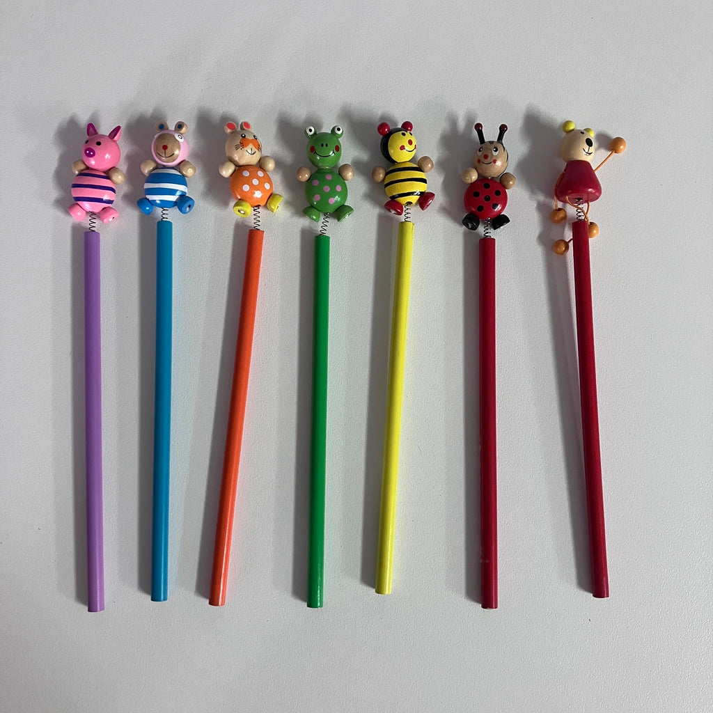 Wooden Pencils - Animals - Assorted Designs