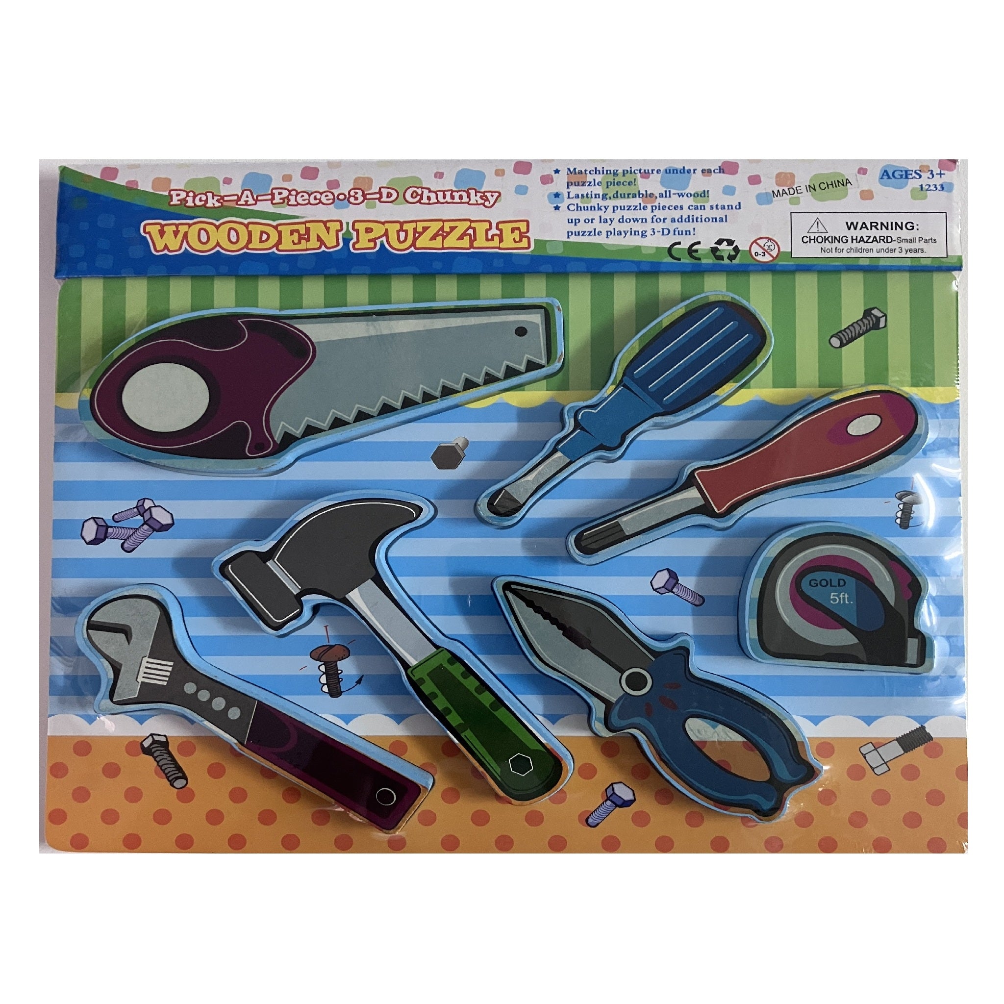 Wooden Block Puzzle - Tools