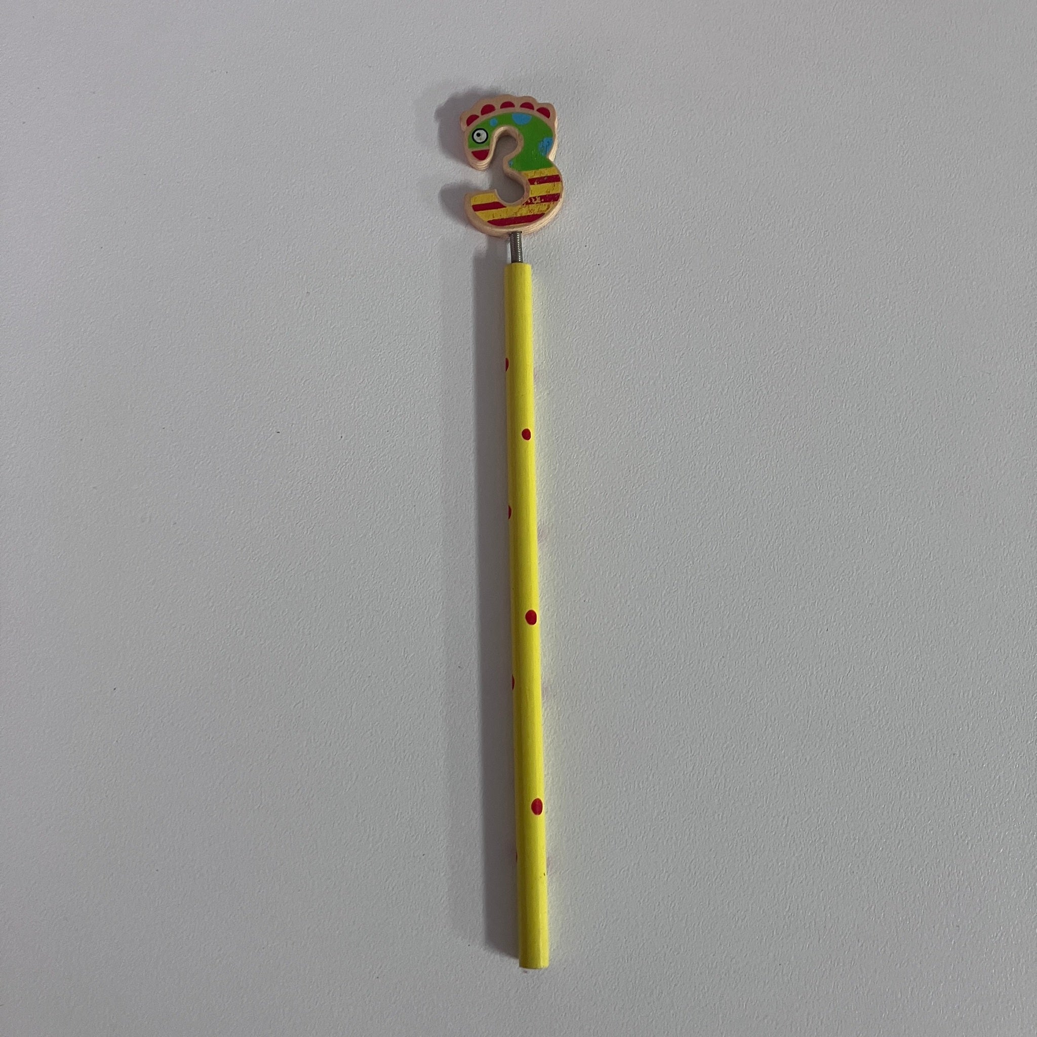 Wooden Pencils - Numbers - Assorted Designs
