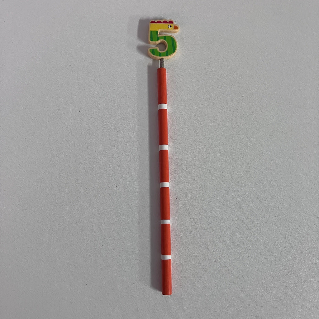 Wooden Pencils - Numbers - Assorted Designs