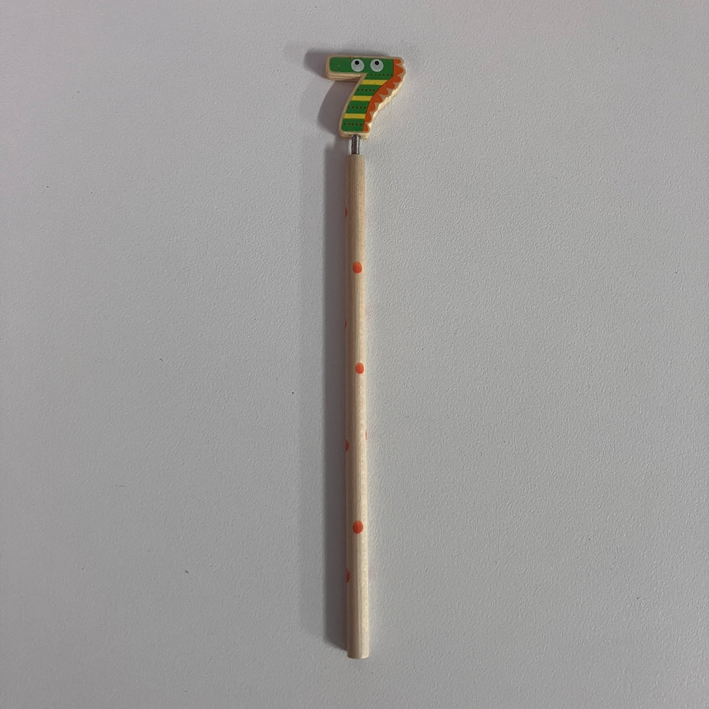 Wooden Pencils - Numbers - Assorted Designs