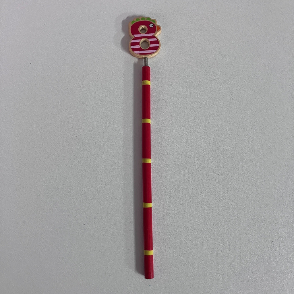 Wooden Pencils - Numbers - Assorted Designs