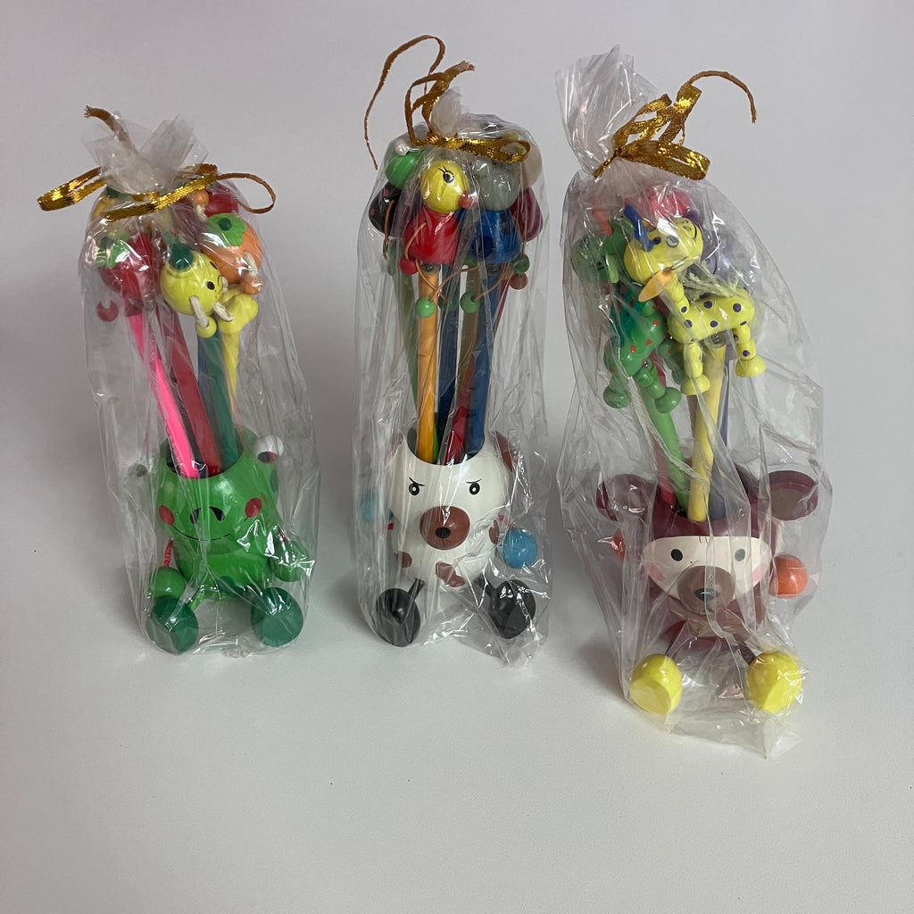 Wooden Pencil Sets - Assorted Designs