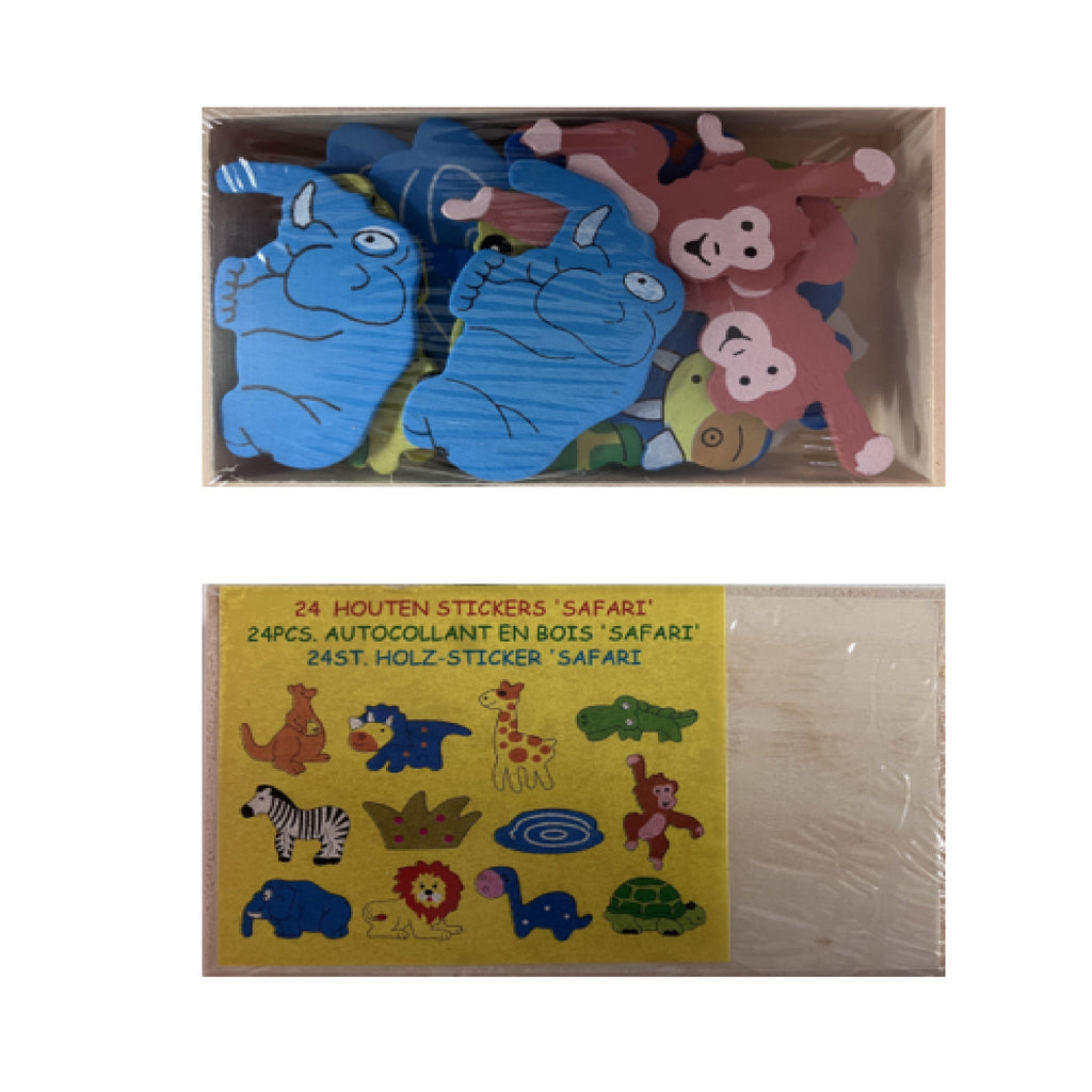 Wooden Stickers - Assorted Designs