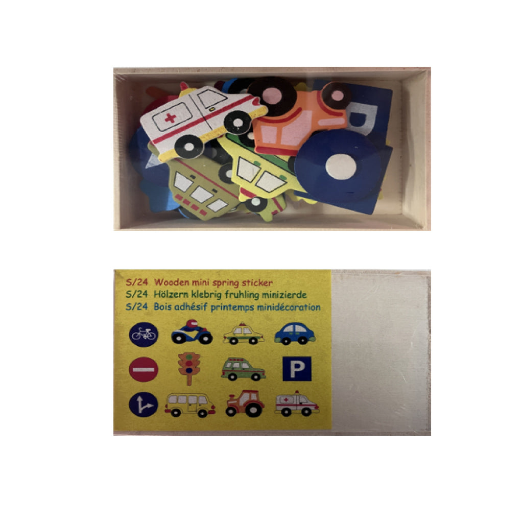 Wooden Stickers - Assorted Designs