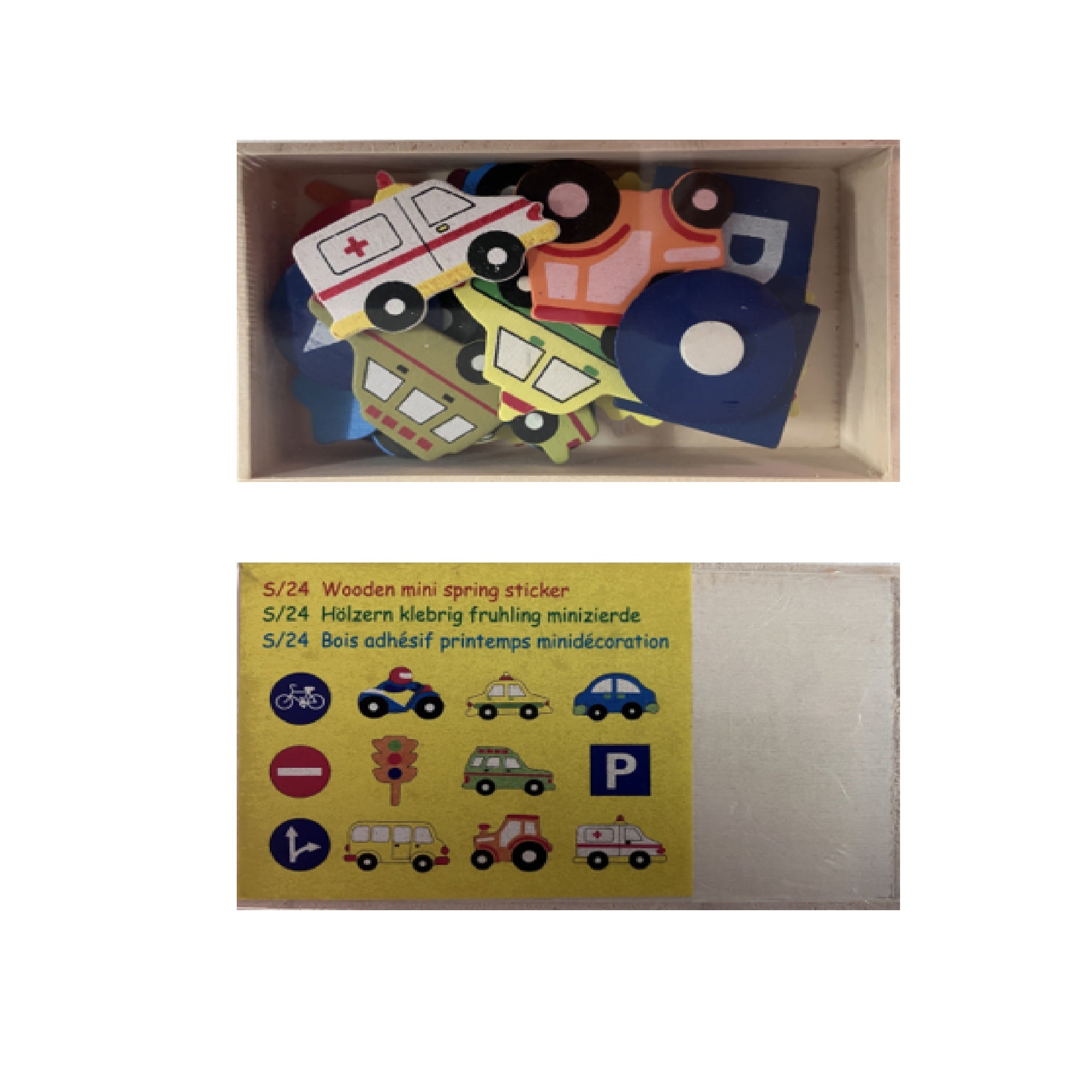 Wooden Stickers - Assorted Designs