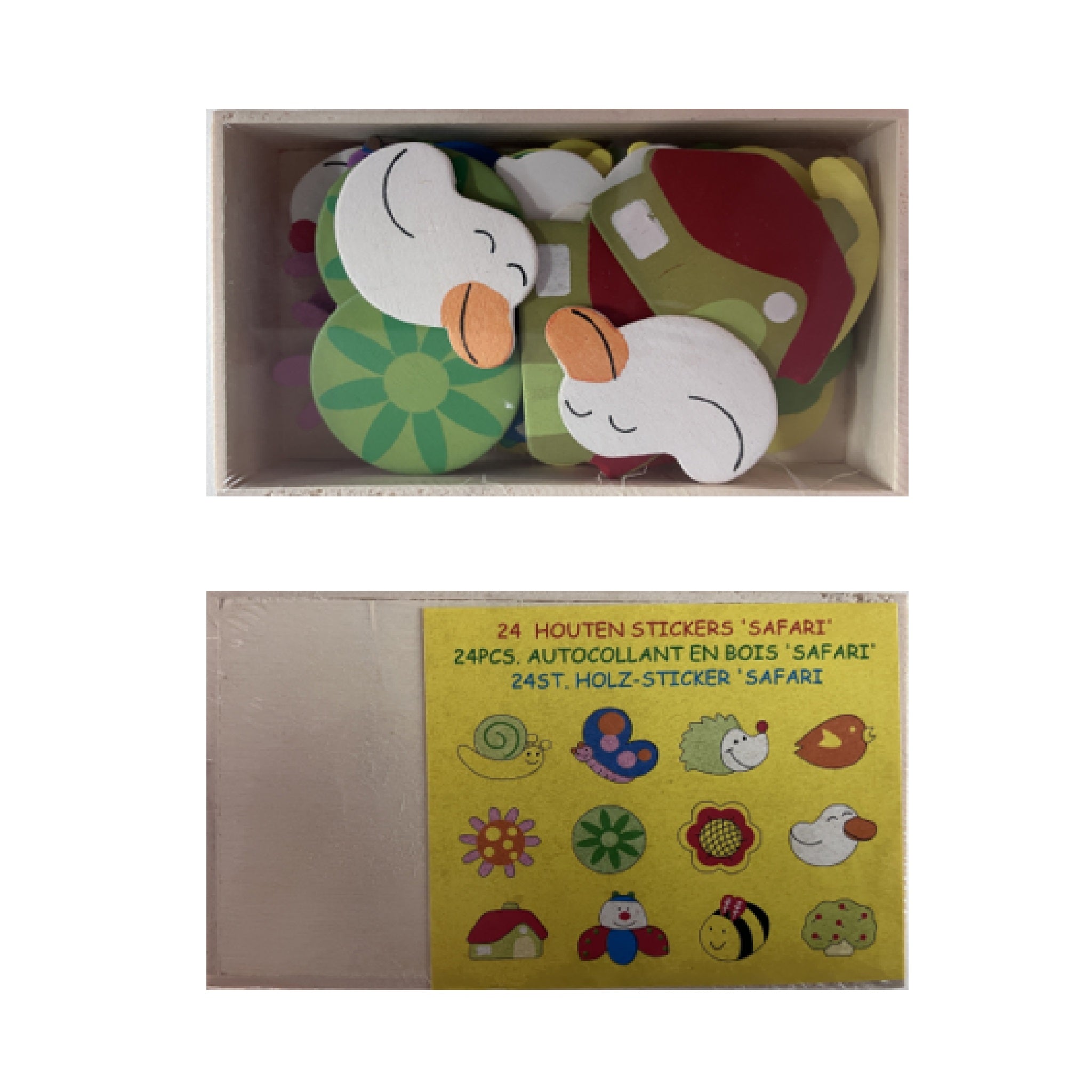 Wooden Stickers - Assorted Designs