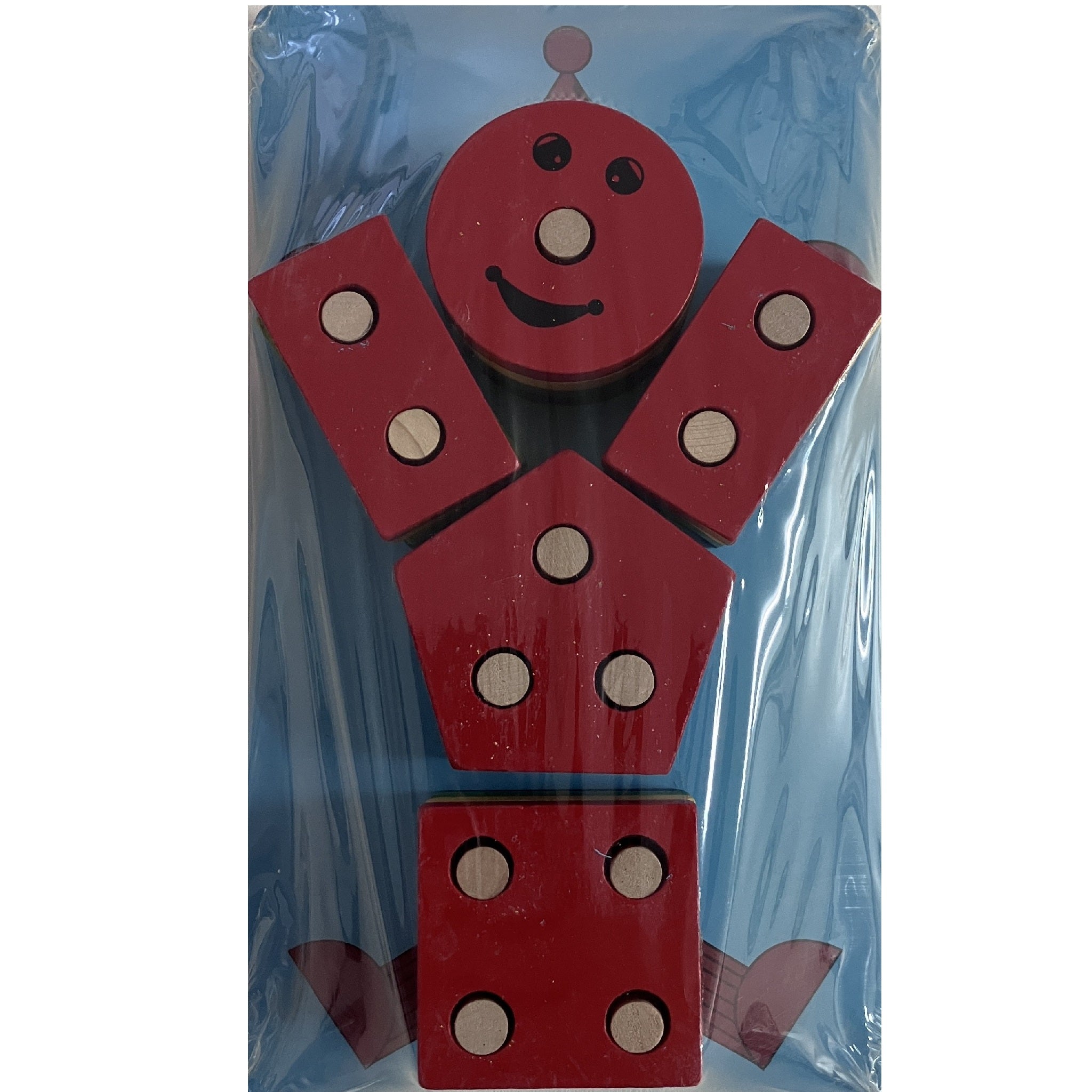 Wooden Shape Sorter - Clown