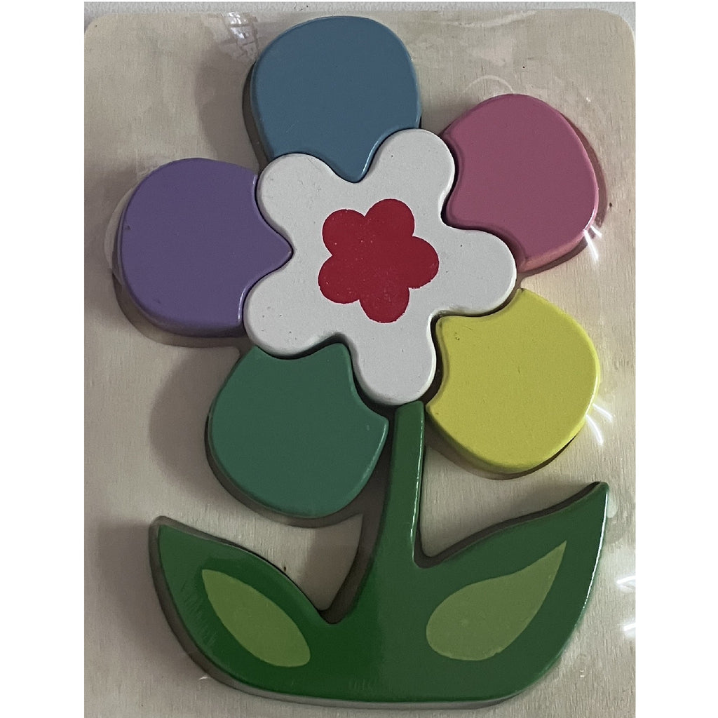 Wooden Block Puzzles - Flowers - Assorted Designs