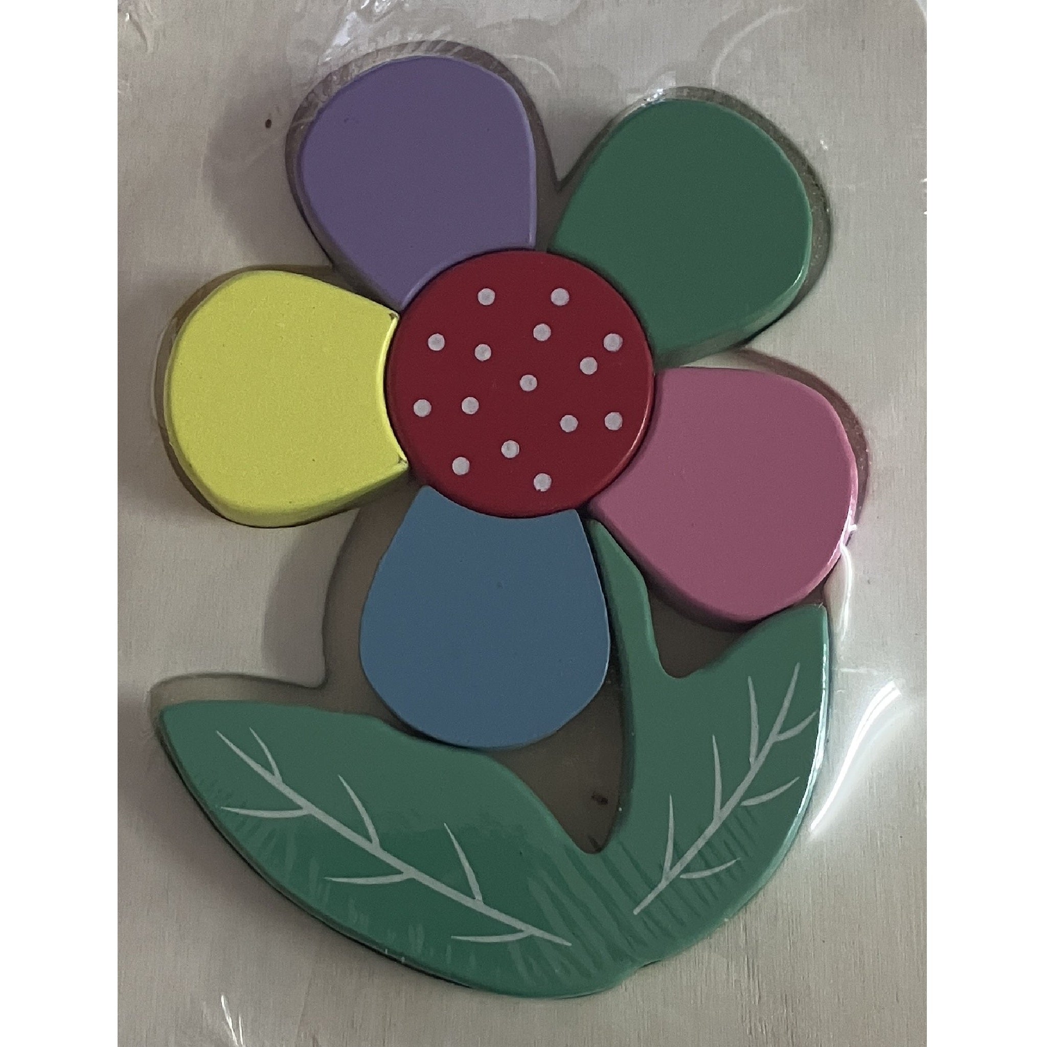 Wooden Block Puzzles - Flowers - Assorted Designs
