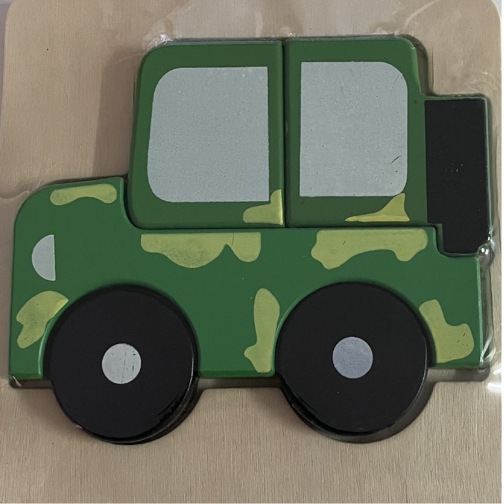 Wooden Block Puzzles - Vehicles - Assorted Designs