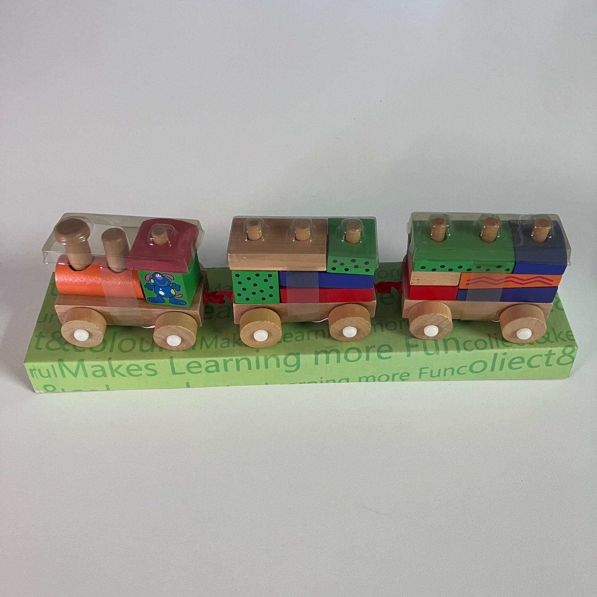 Wooden Train - Construction Block Train
