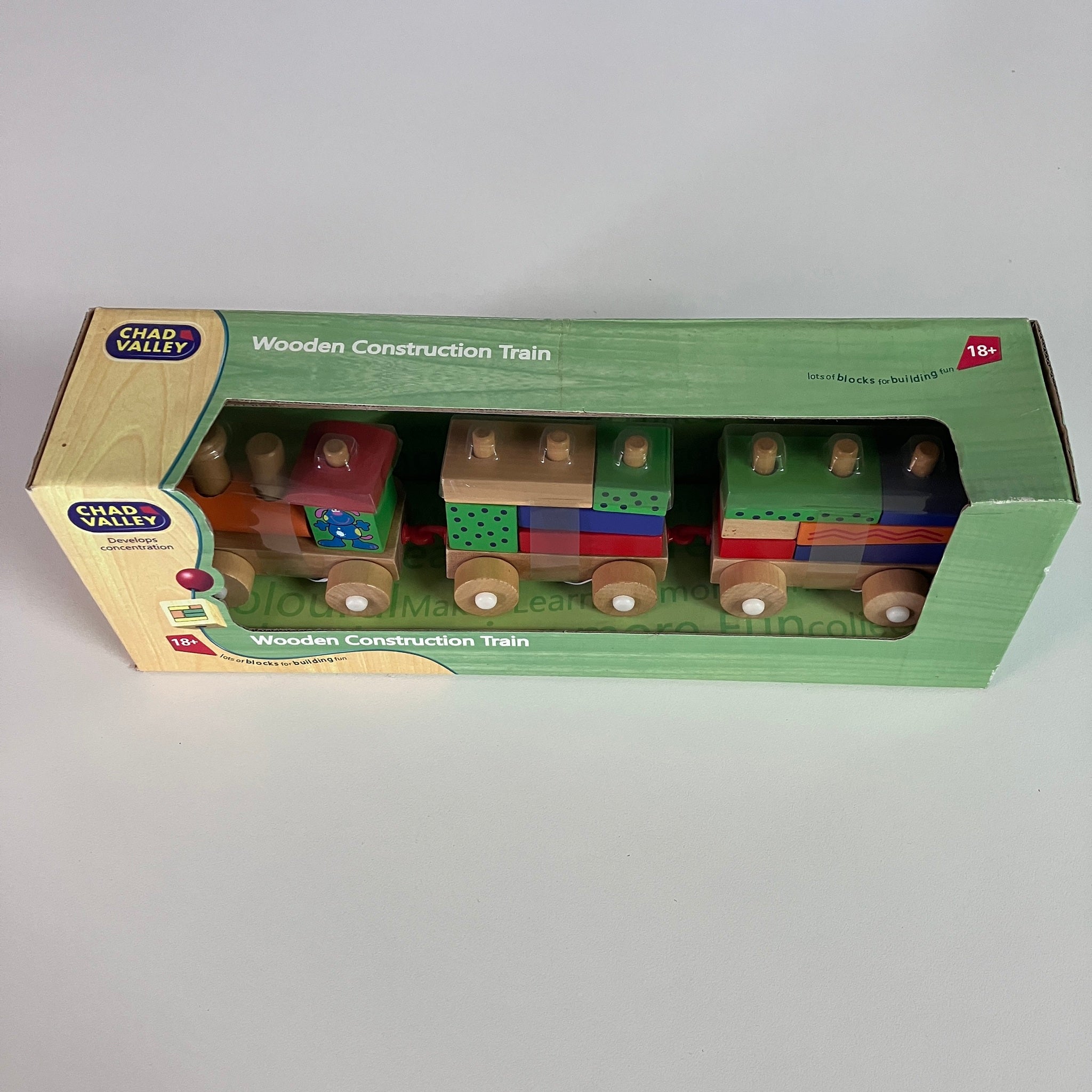 Wooden Train - Construction Block Train