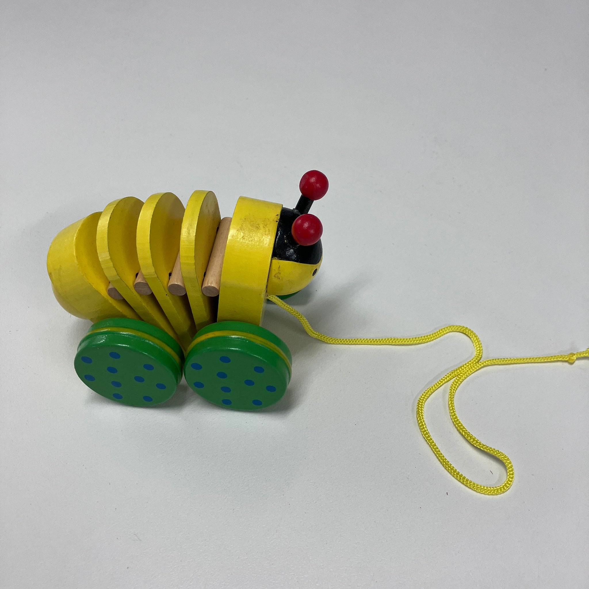 Wooden Pull Along Animals - Small - Bee