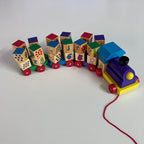 Wooden Train - Letter & Number Block Train