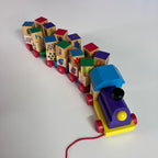Wooden Train - Letter & Number Block Train