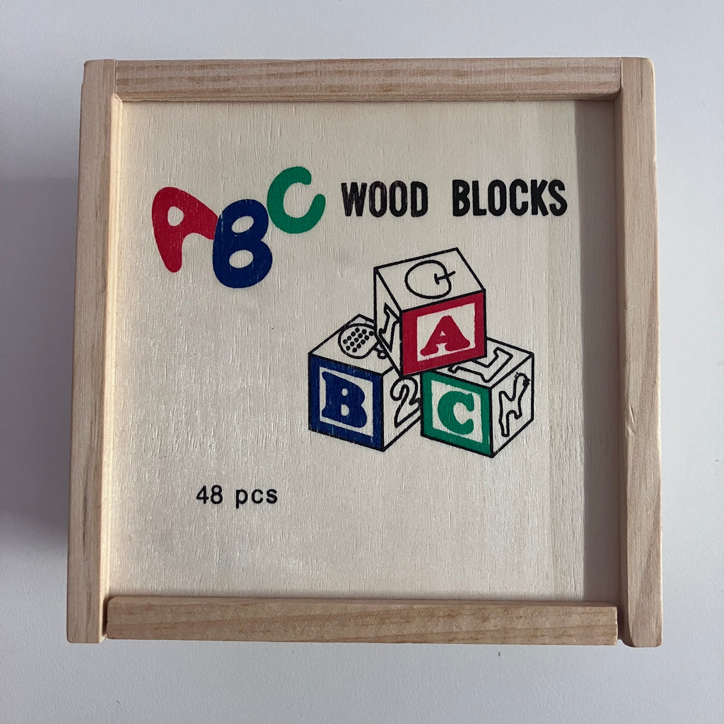 Wooden Blocks - ABC - 48pcs
