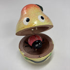 Wooden Ladybird in Fruit - Assorted Designs