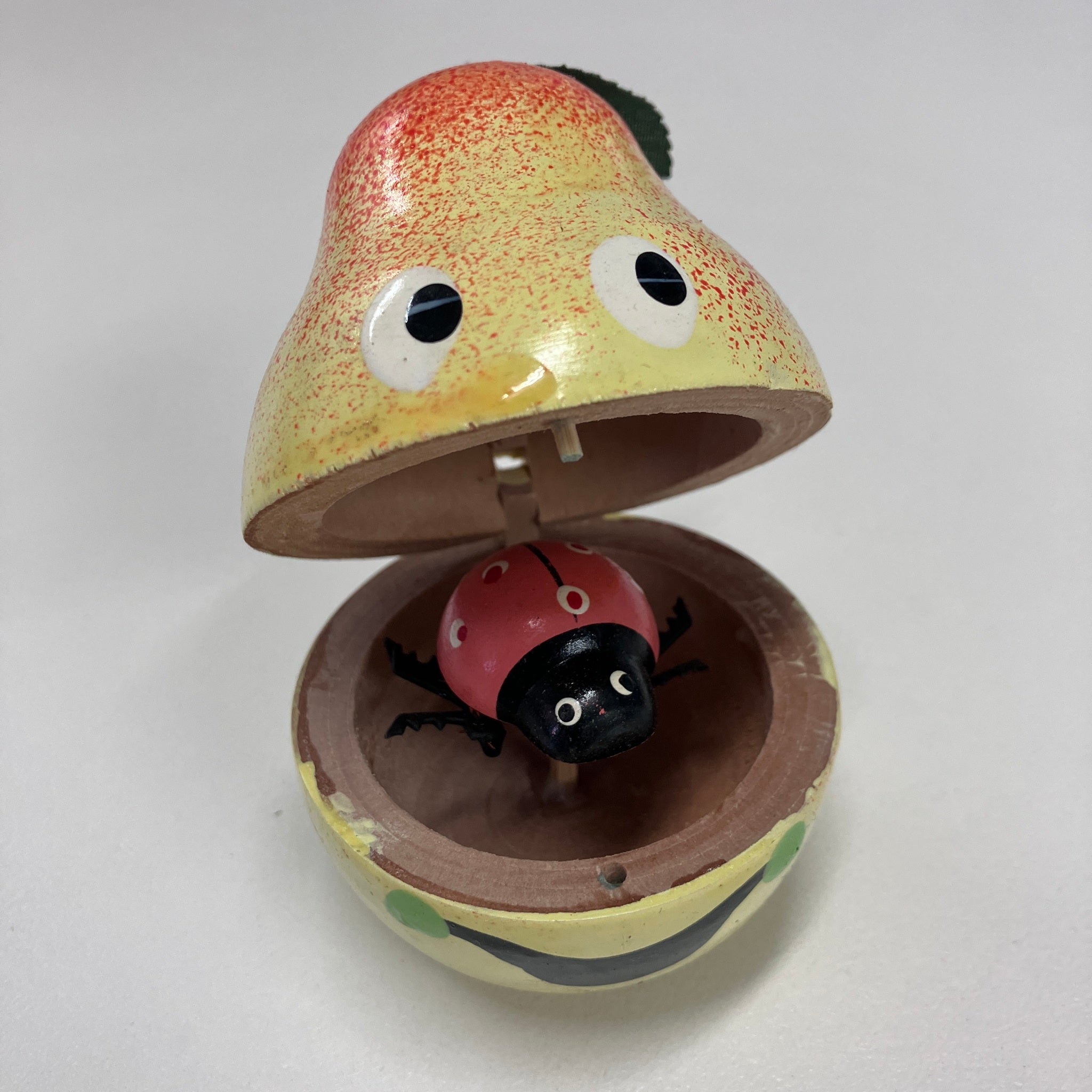 Wooden Ladybird in Fruit - Assorted Designs