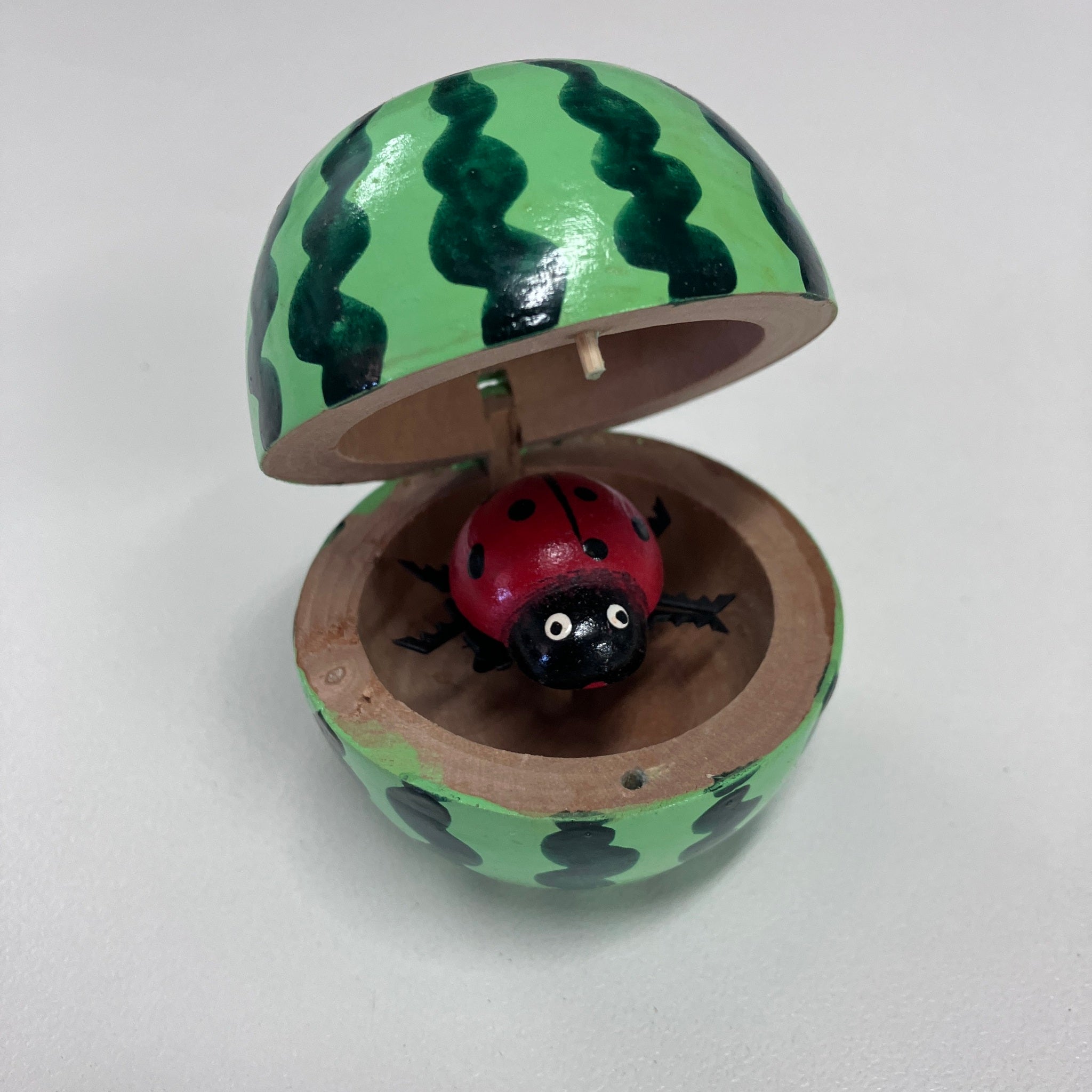 Wooden Ladybird in Fruit - Assorted Designs