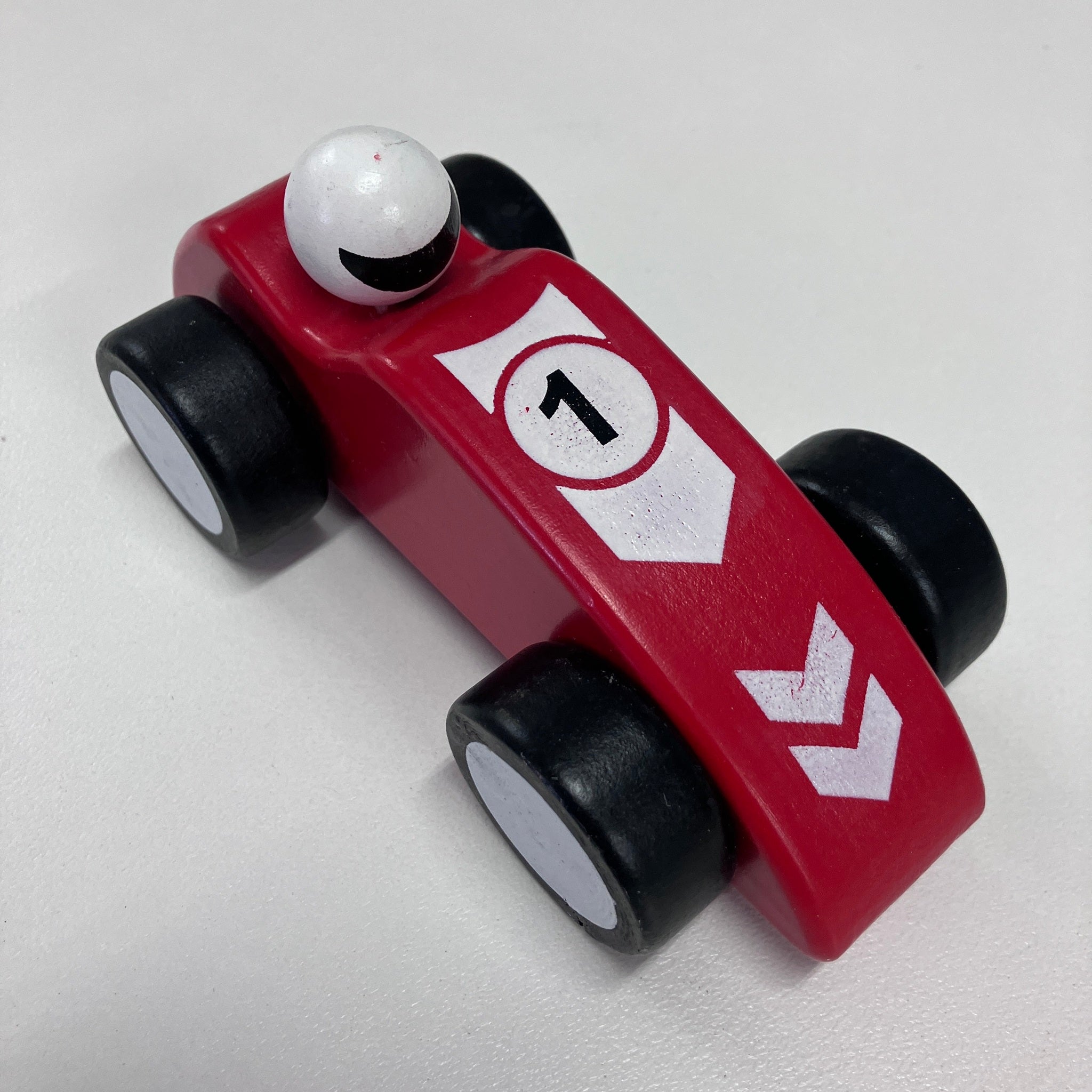 Wooden Car with Man