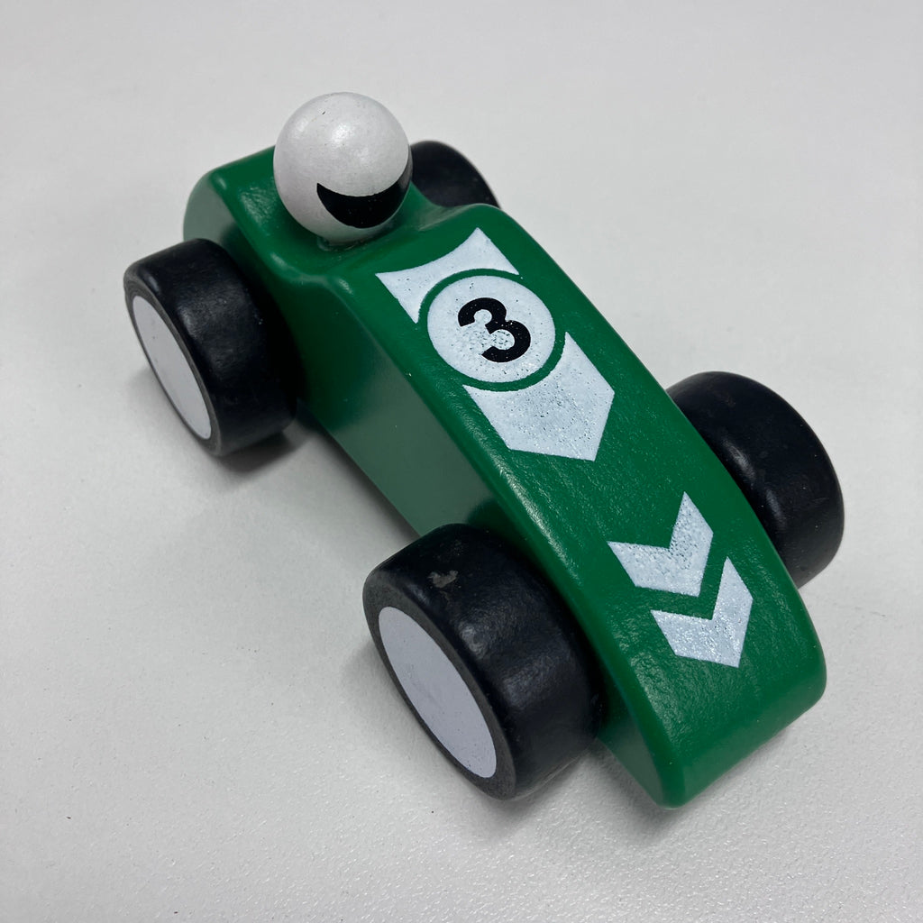 Wooden Car with Man