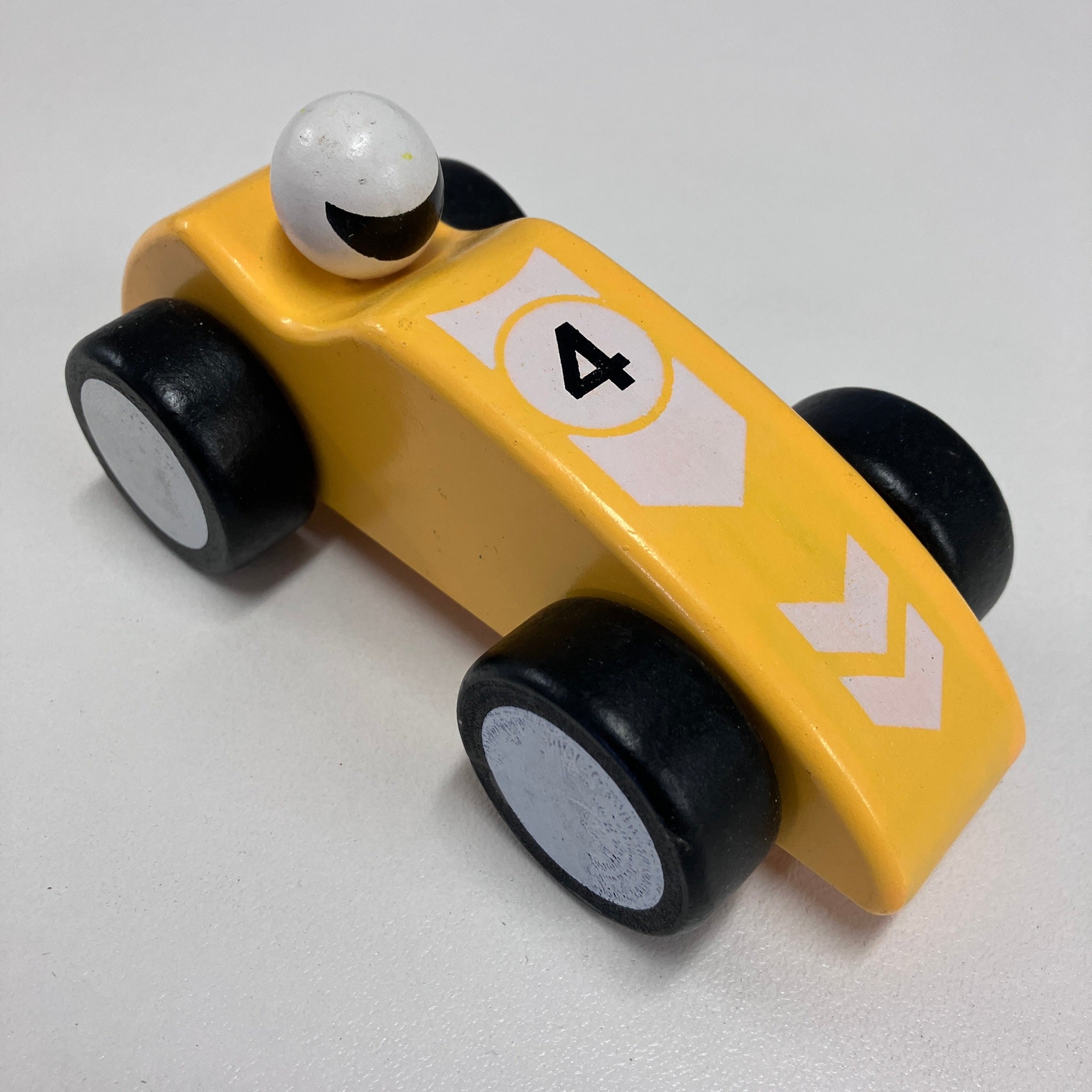 Wooden Car with Man