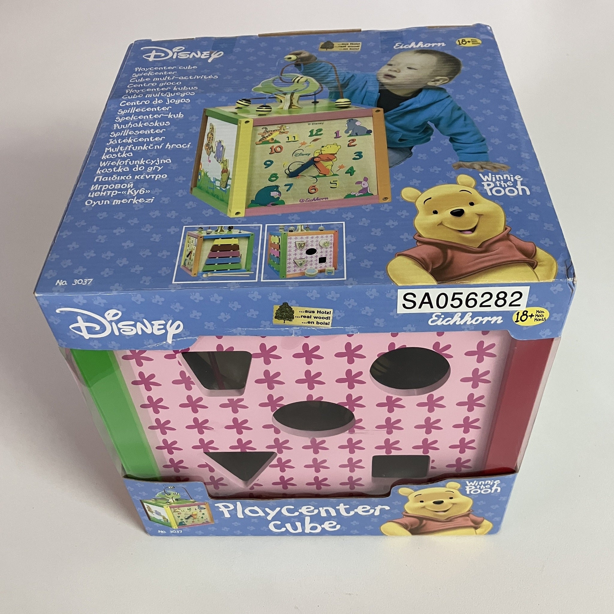 Wooden Disney Winnie the Pooh Playcenter Cube