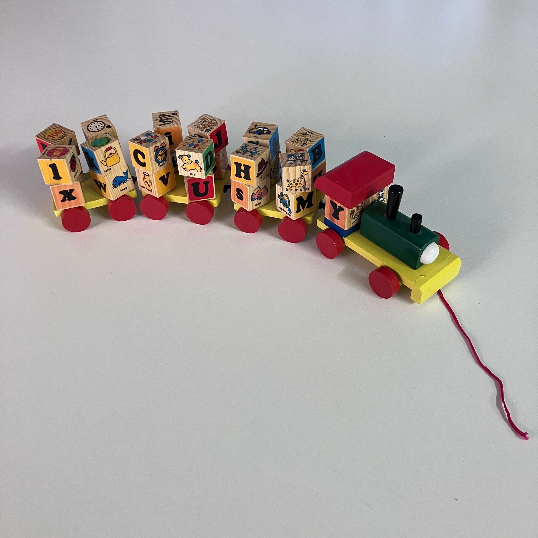 Wooden Train - Letter Block Train