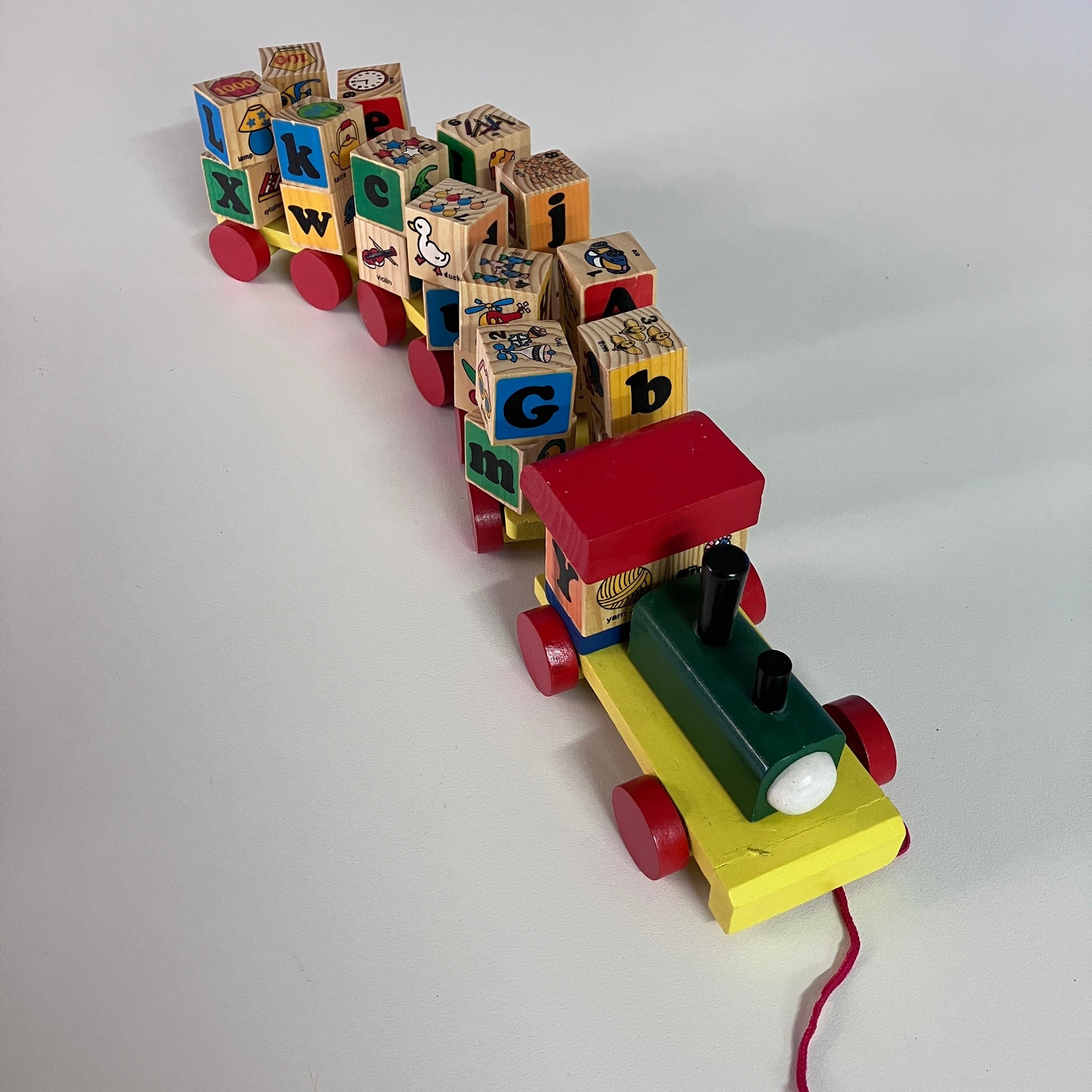 Wooden Train - Letter Block Train