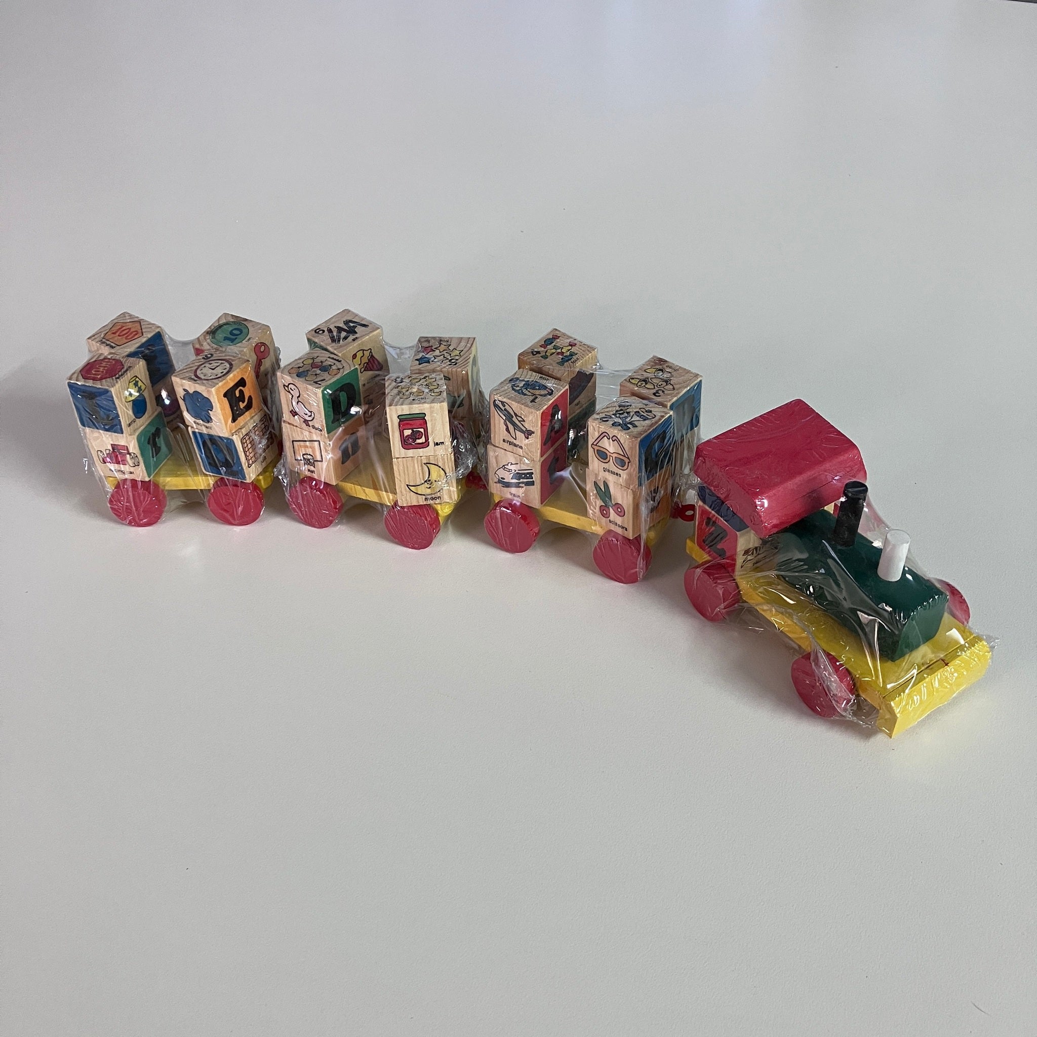 Wooden Train - Letter Block Train