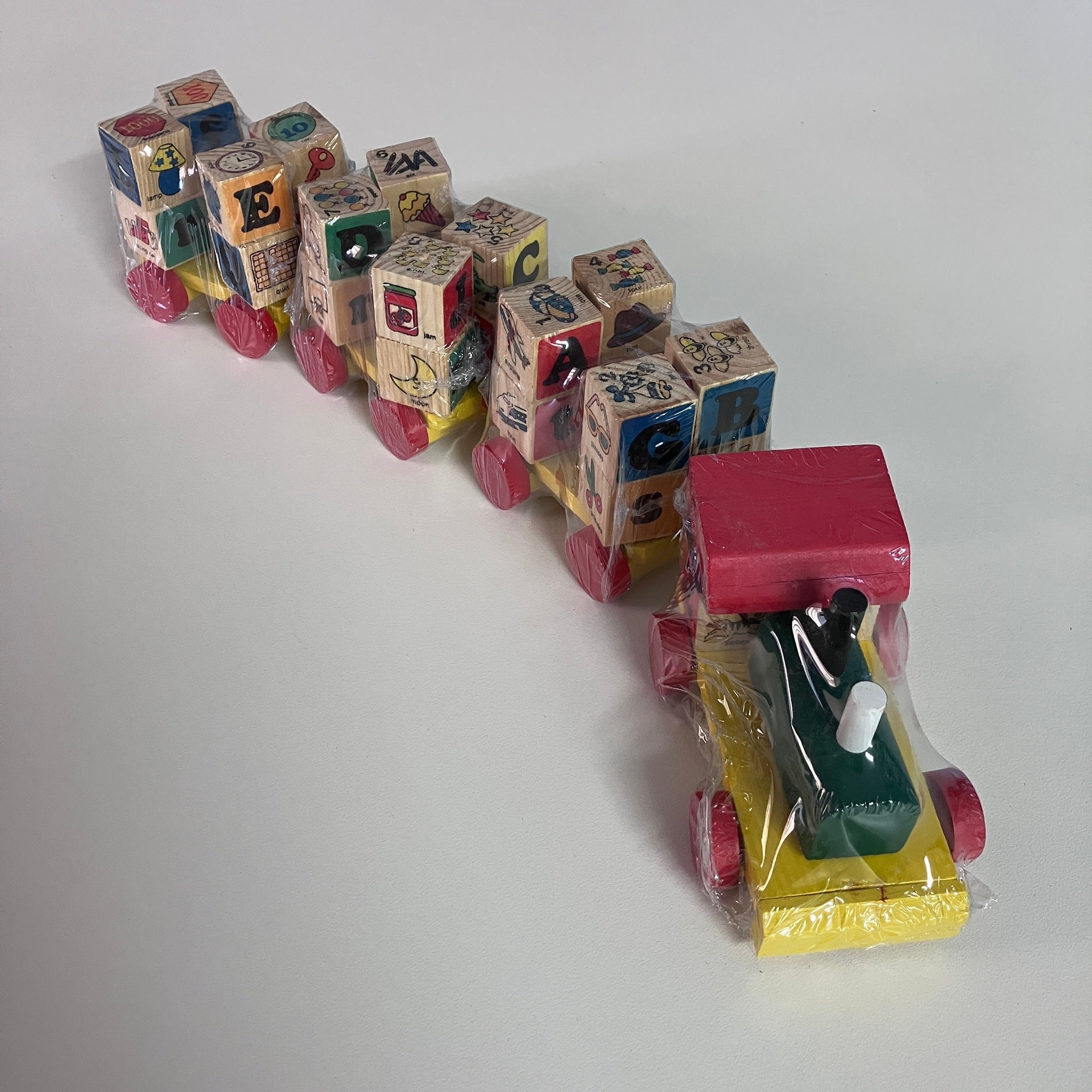 Wooden Train - Letter Block Train