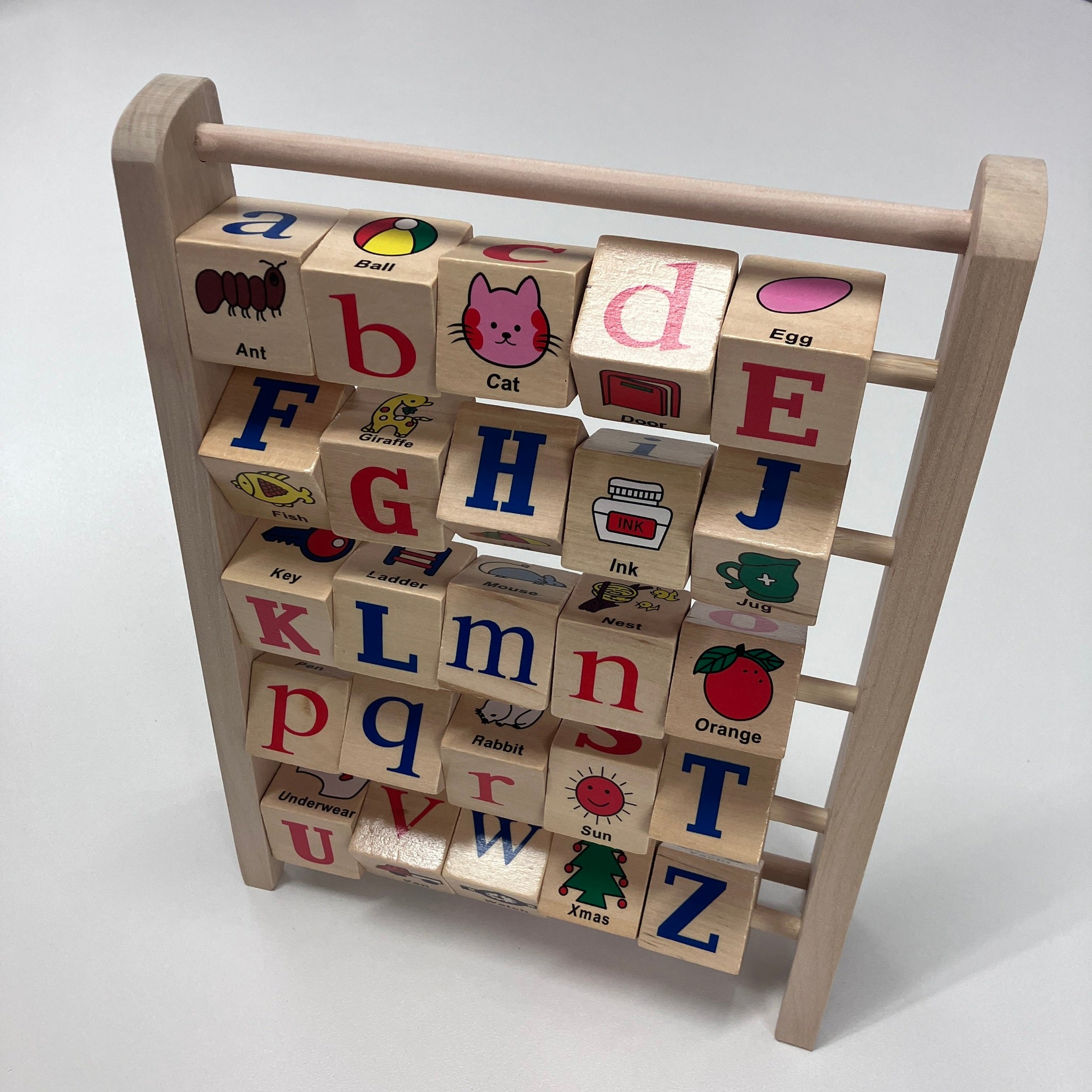 Wooden English Flip Frame